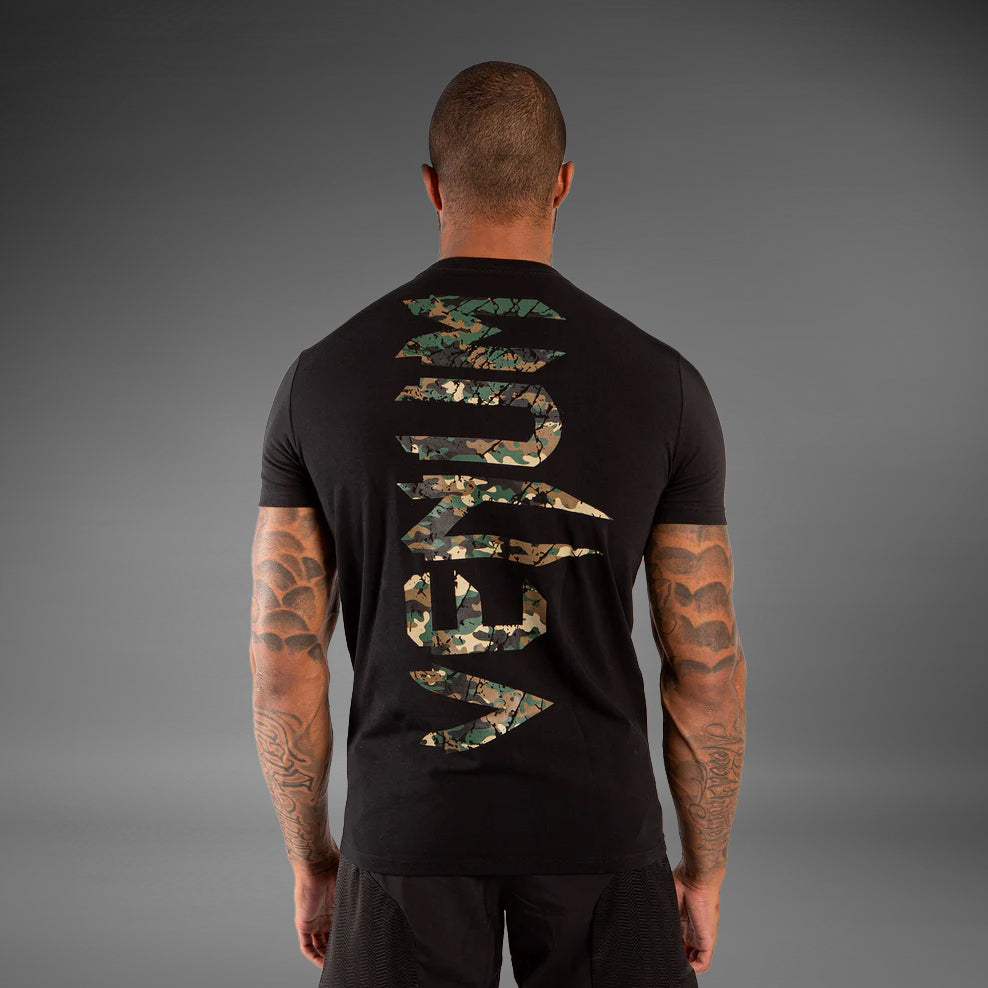 Venum Original Giant Maglietta - Nero / Camo Foresta