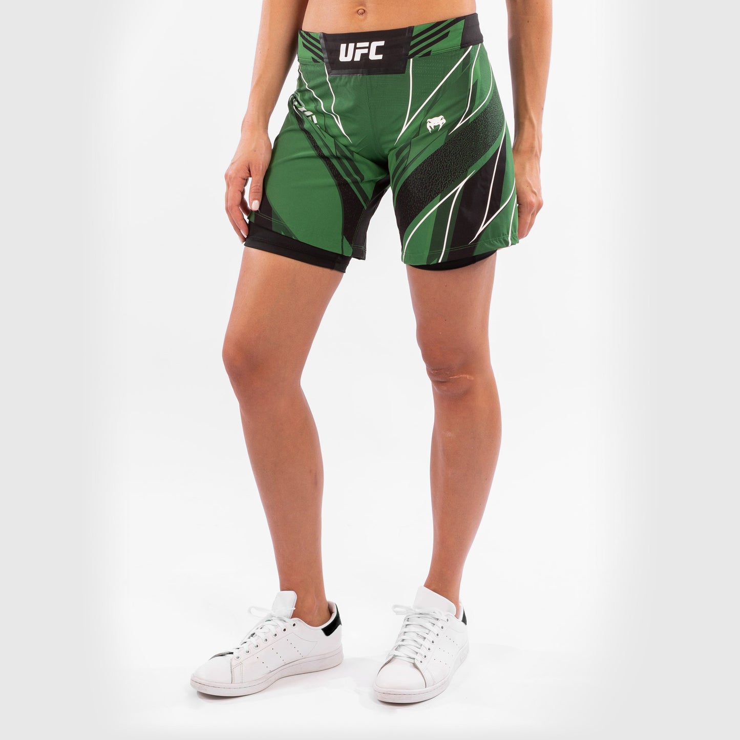 Fightshorts Donna UFC Venum Authentic Fight Night - Vestibilità Lunga - Verde