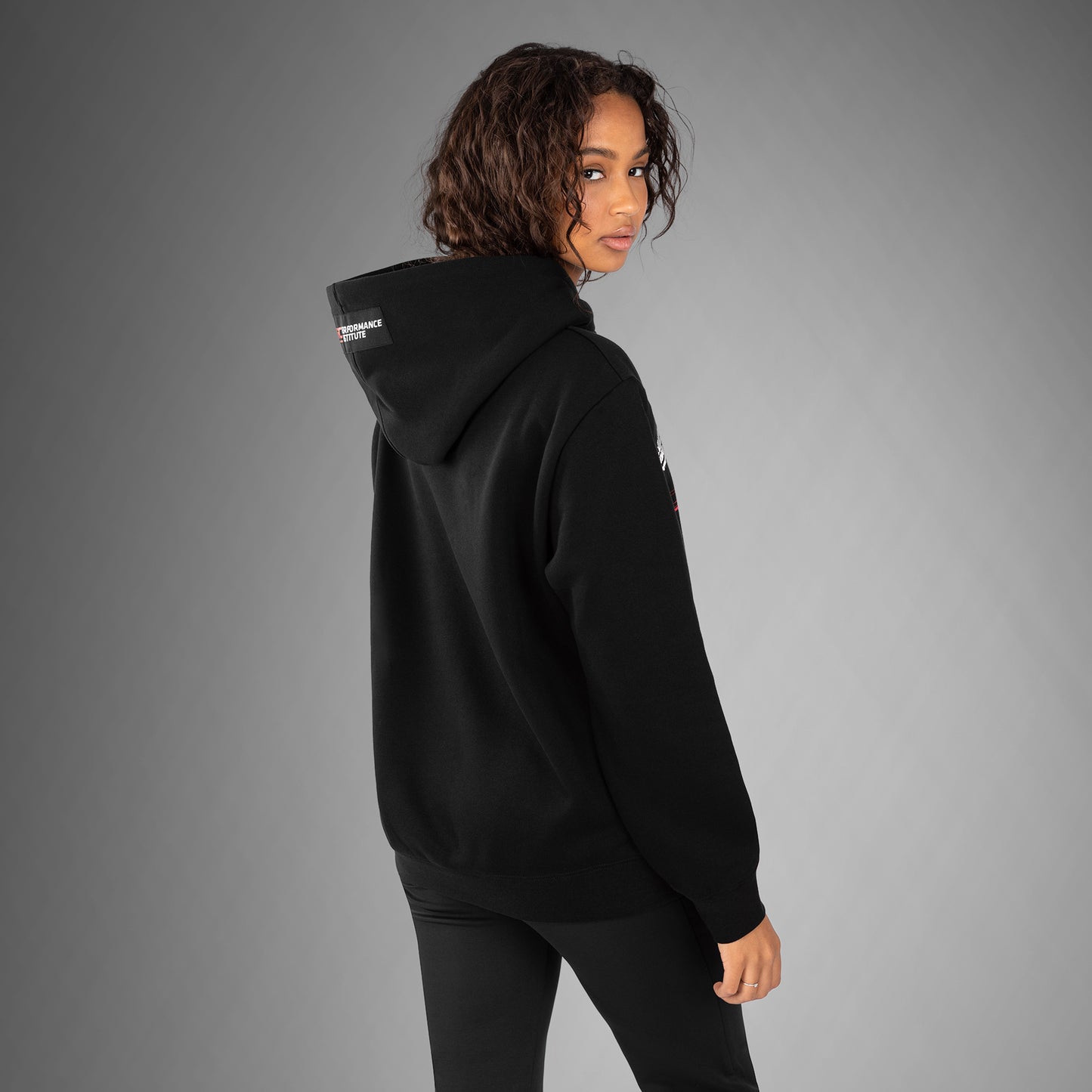 UFC Venum Performance Institute 2.0 Felpa con cappuccio da donna - Nero/Rosso