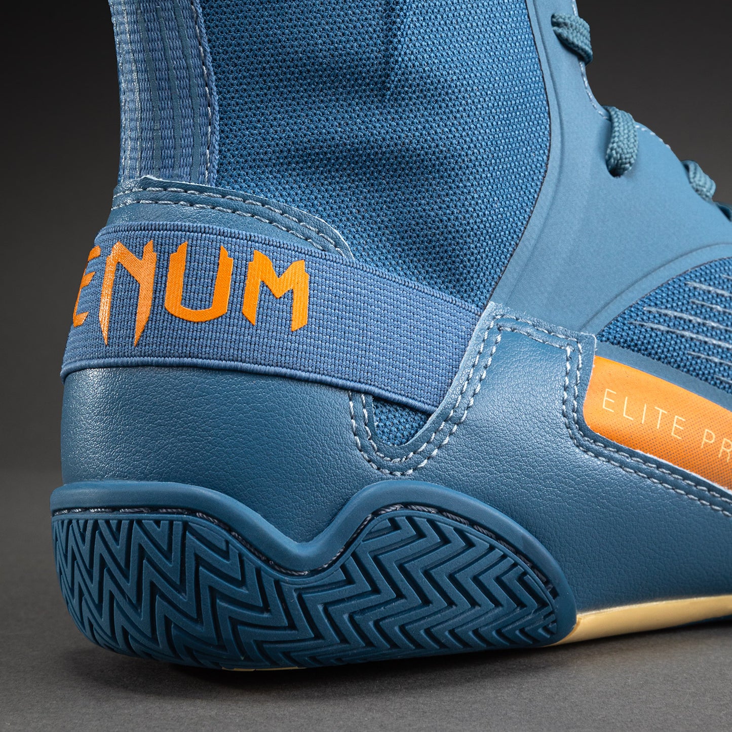 Venum Elite Neo Scarpe da Boxe – Blu Acciaio/Arancione