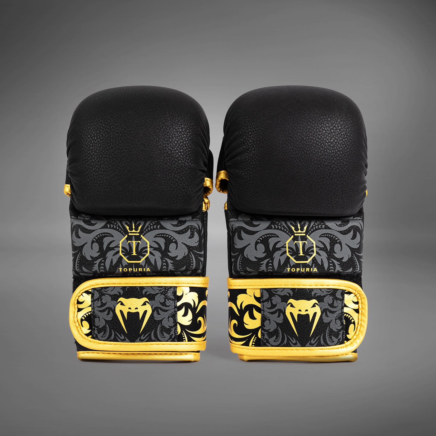 Venum x Topuria Unmatched Edition Guanti da Sparring MMA - Nero/Oro