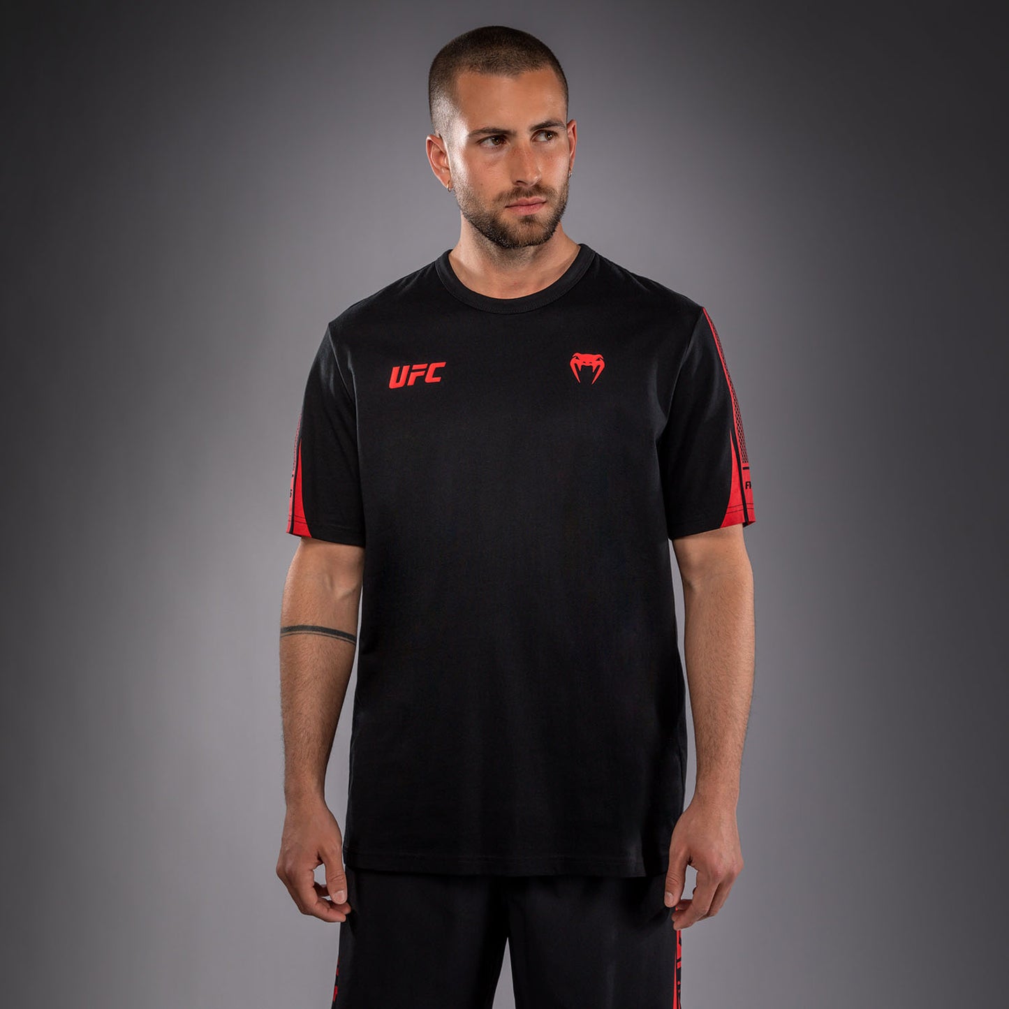 Venum UFC Unity by Venum Authentic Fight Week T-shirt a Maniche Corte da Uomo - Nero
