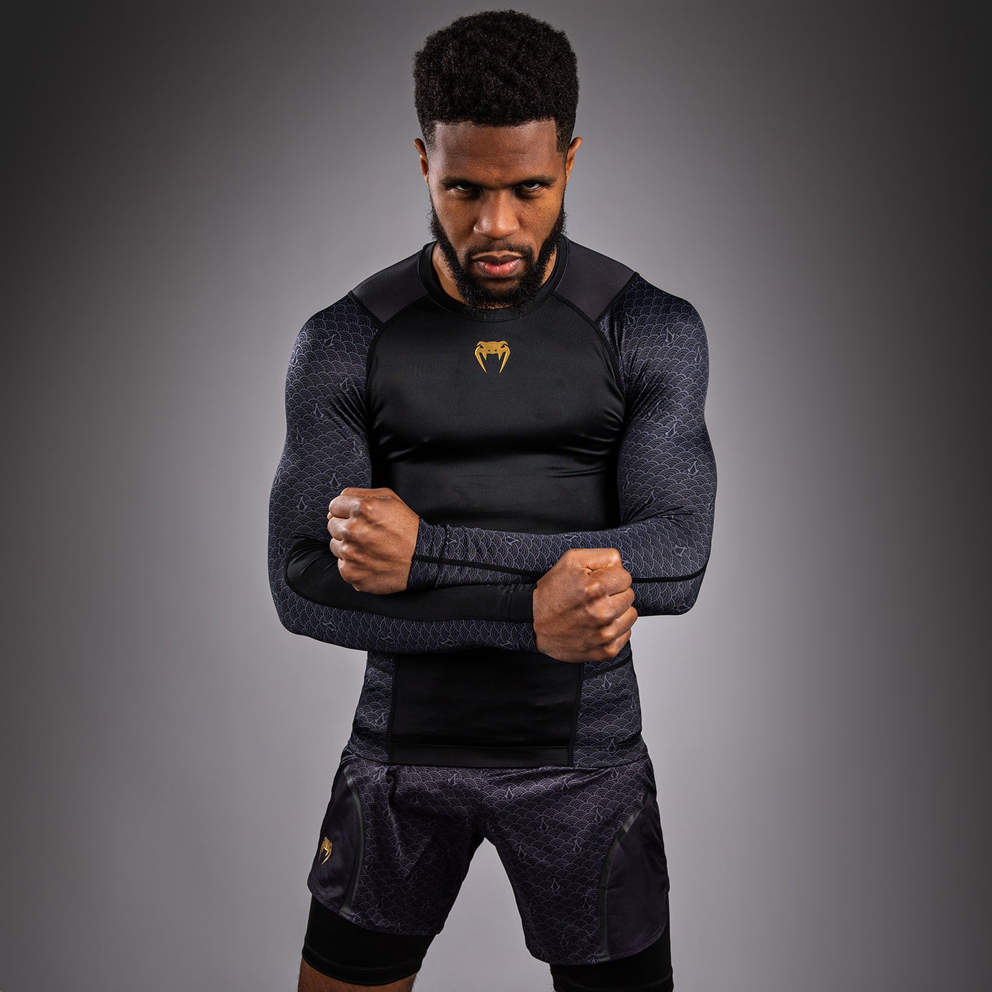Venum x Assassin’s Creed Shadows Rashguard a maniche lunghe - Nero