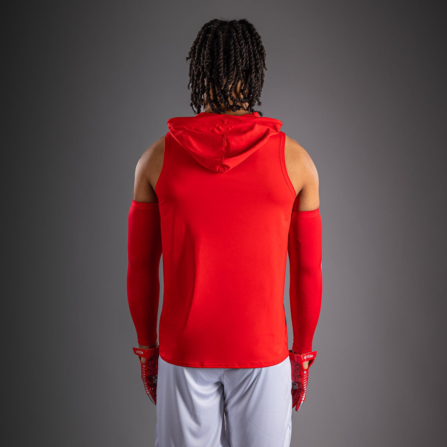 Venum Elite Felpa con Cappuccio Senza Maniche Dry Tech - Rosso
