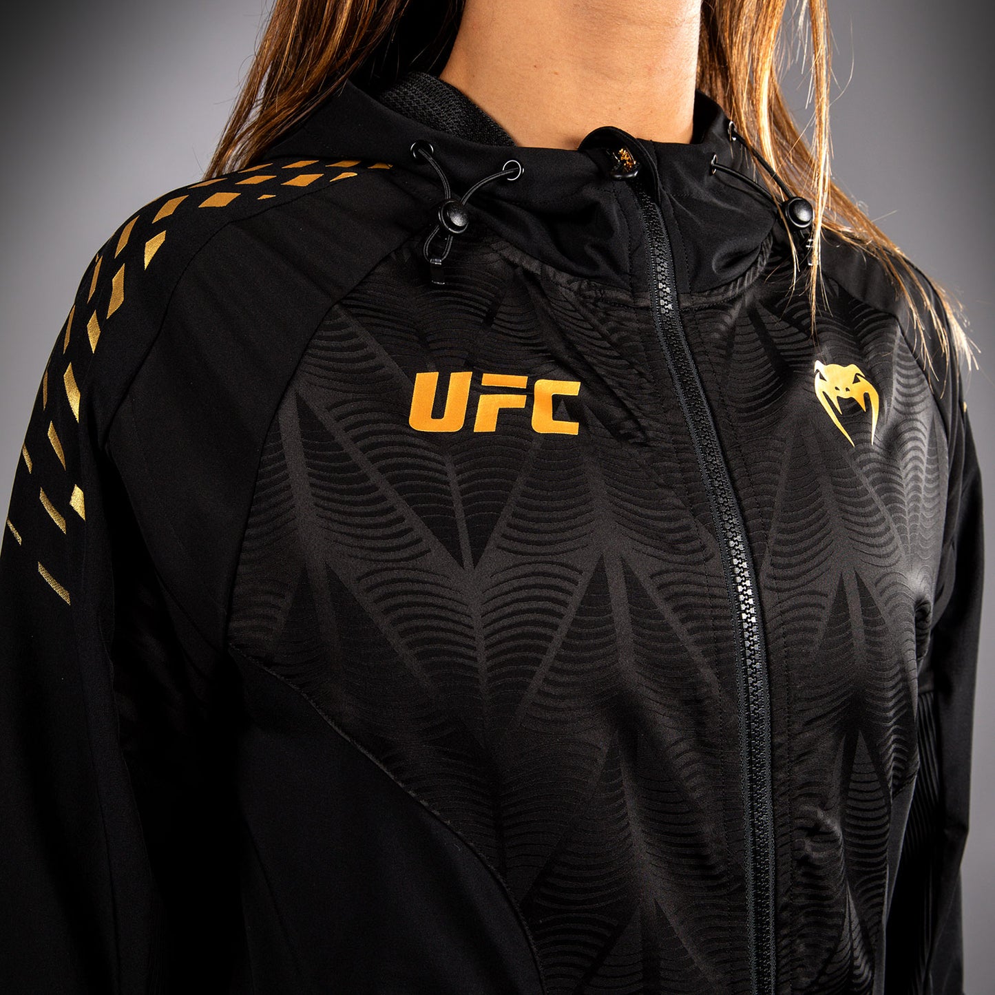UFC Zenith by Venum Authentic Fight Night Felpa Walkout Donna Personalizzato - Champion