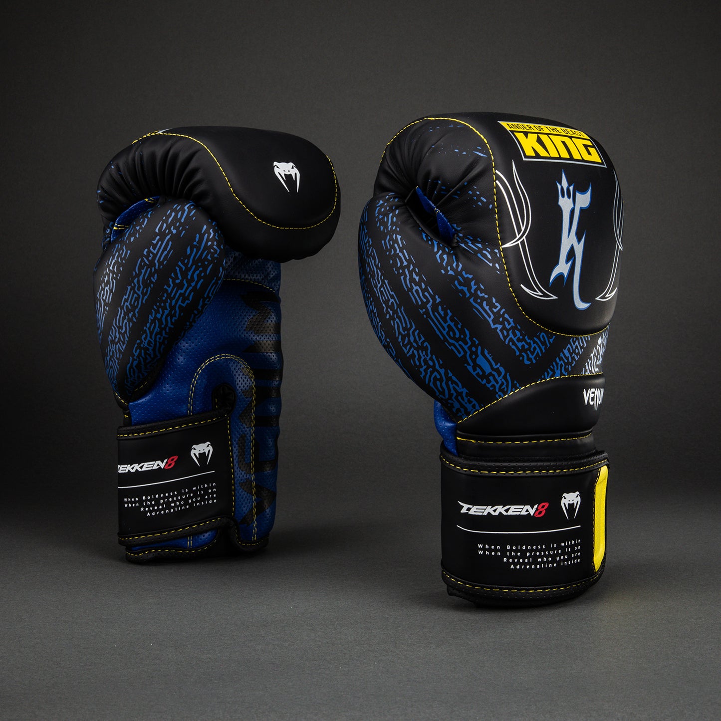 Venum x TEKKEN 8 Guantoni da Boxe - King - Nero/Giallo