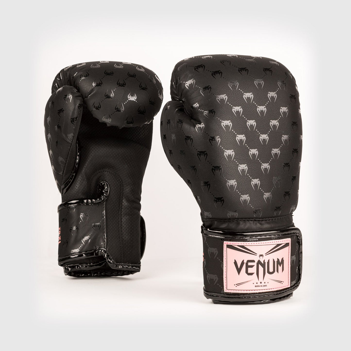 Guantoni da boxe Impact Monogram Venum – Nero/Oro rosa