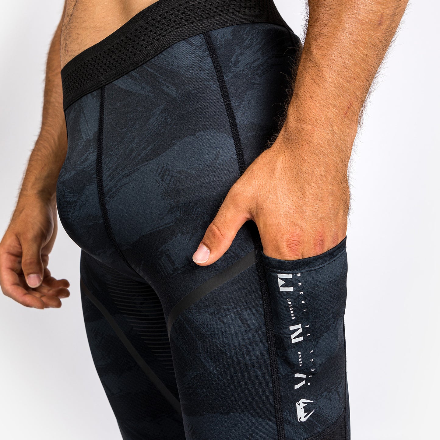 Pantaloni a compressione Venum Electron 3.0 - nero