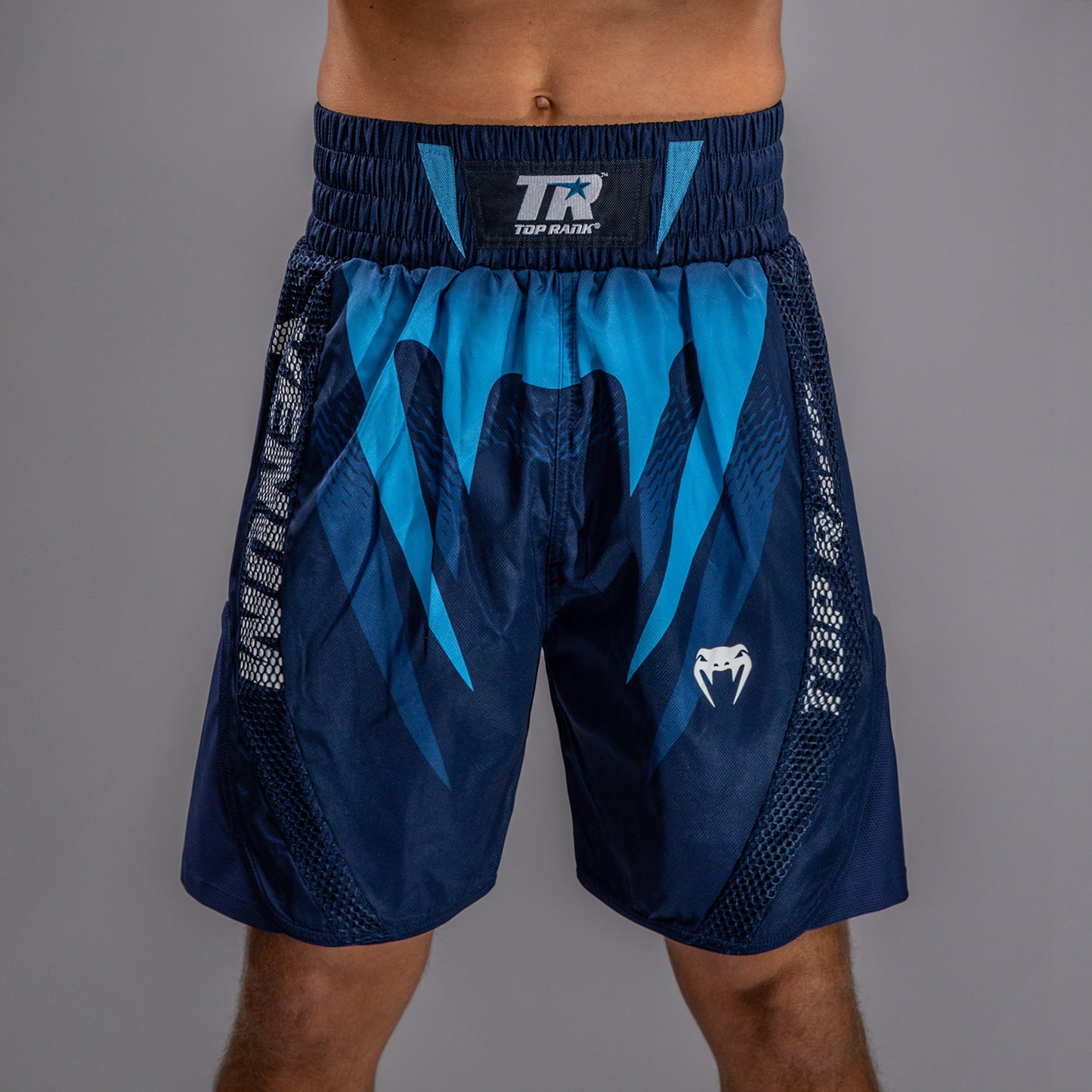 Venum x Top Rank Original Pantaloncini da Boxe da Uomo - Blu Navy