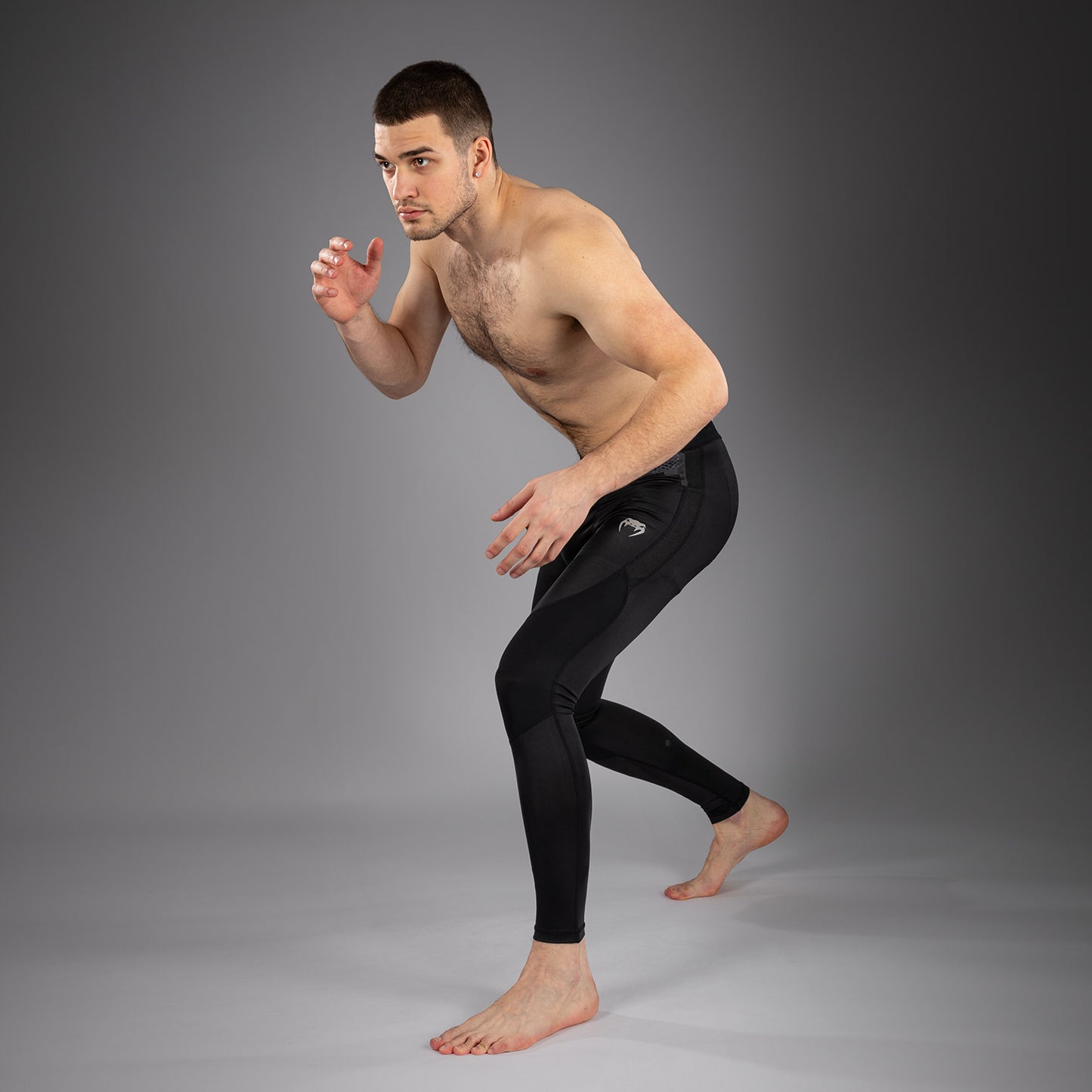 Venum G-Fit Scales Leggings – Nero/Grigio Carbone