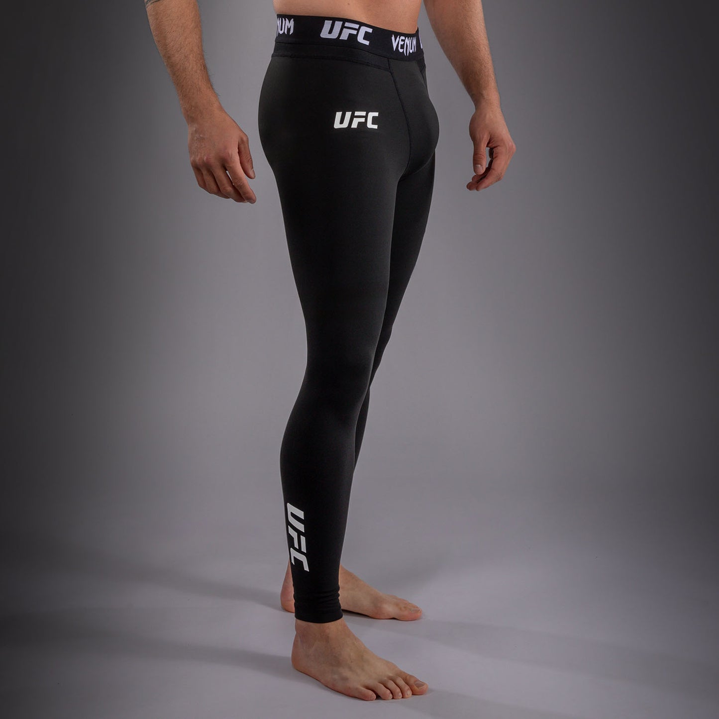 Venum UFC Unity by Venum Authentic Fight Week Pantaloni a Compressione Tecnici da Uomo - Nero