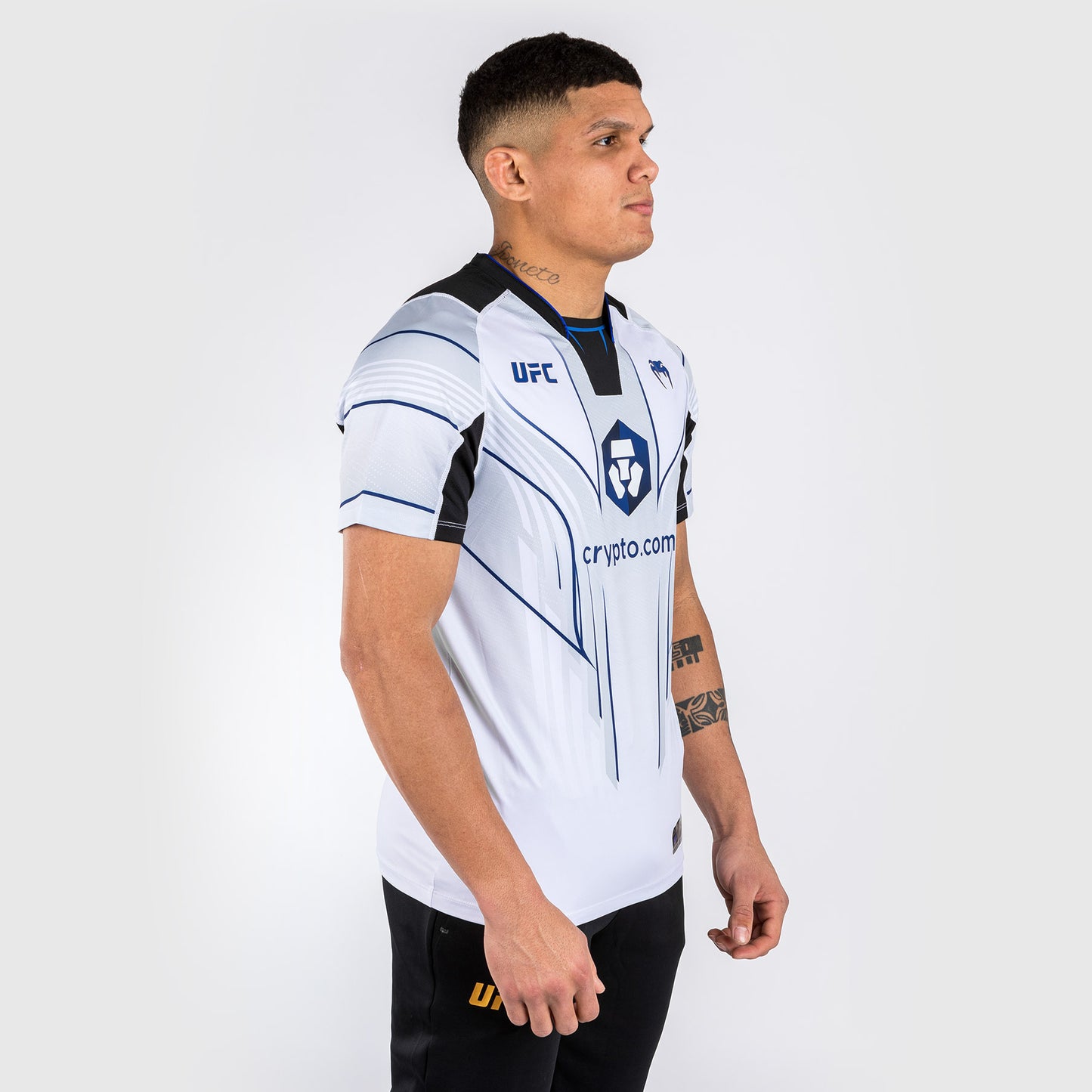 Maglia UFC Venum personalizzata Authentic Fight Night 2.0 da uomo - Midnight Edition - Ice