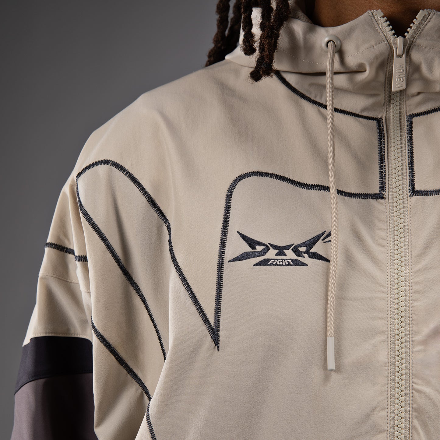Venum x DTR Fight Attack 90 Giacca Tuta - Off-White