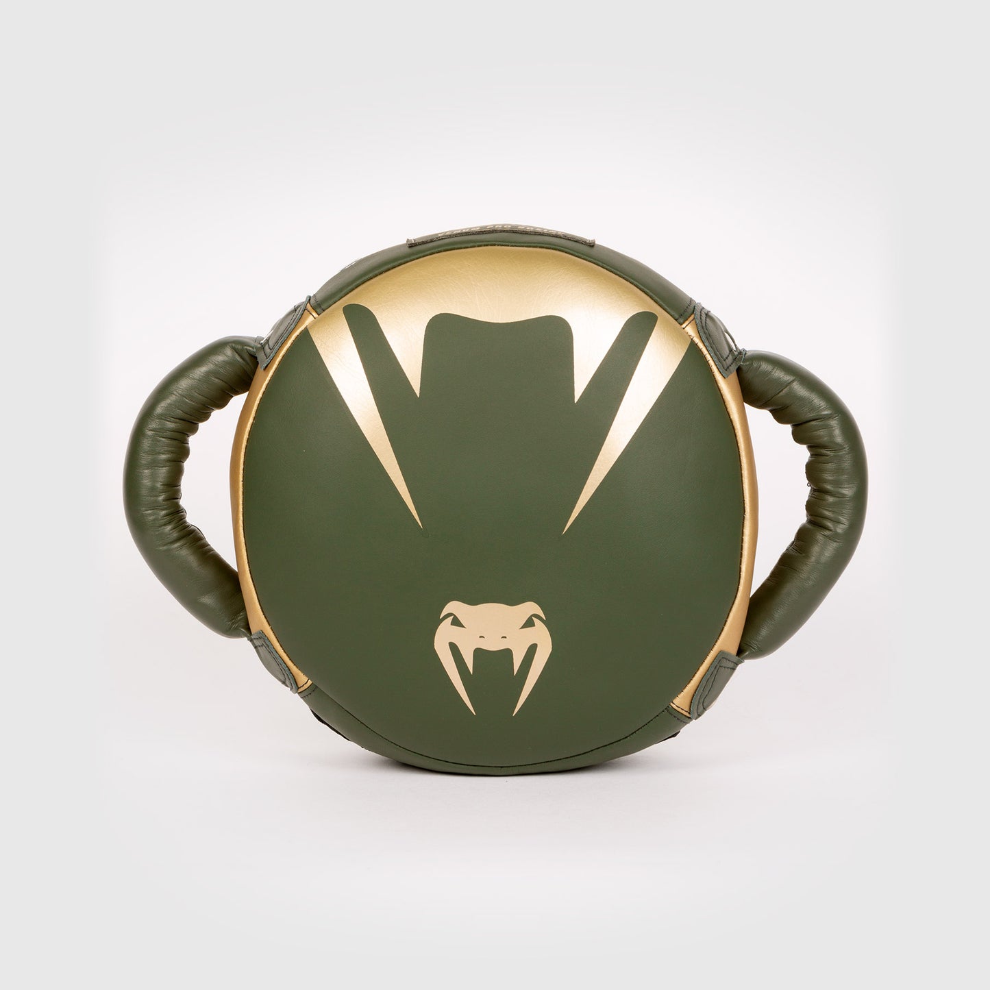 PRO BOXING GEAR PICCOLO PAD ROTONDO IN MICROFIBRA DI QUALITÀ - Khaki/Oro