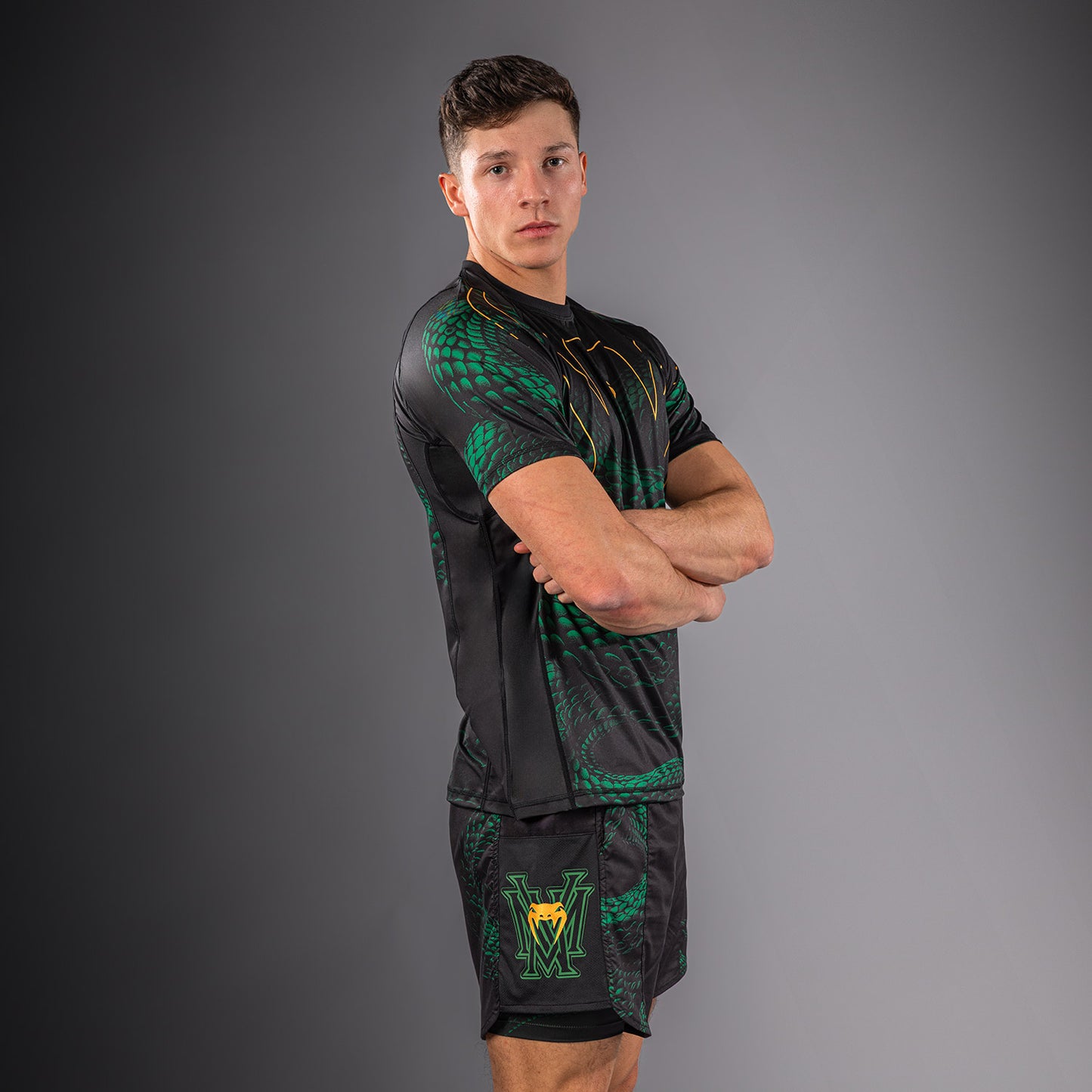 Venum Matupa Maglietta Dry Tech - Nero/Verde/Oro