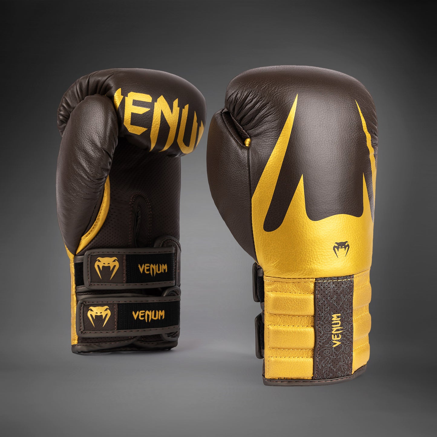 Venum Reverso Guanti da Boxe - Cioccolato/Oro