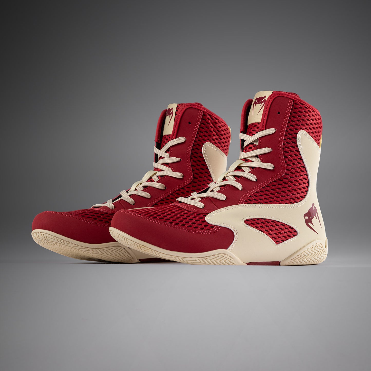 Venum Contender Scarpe da Boxe - Rosso Rubino/Avorio
