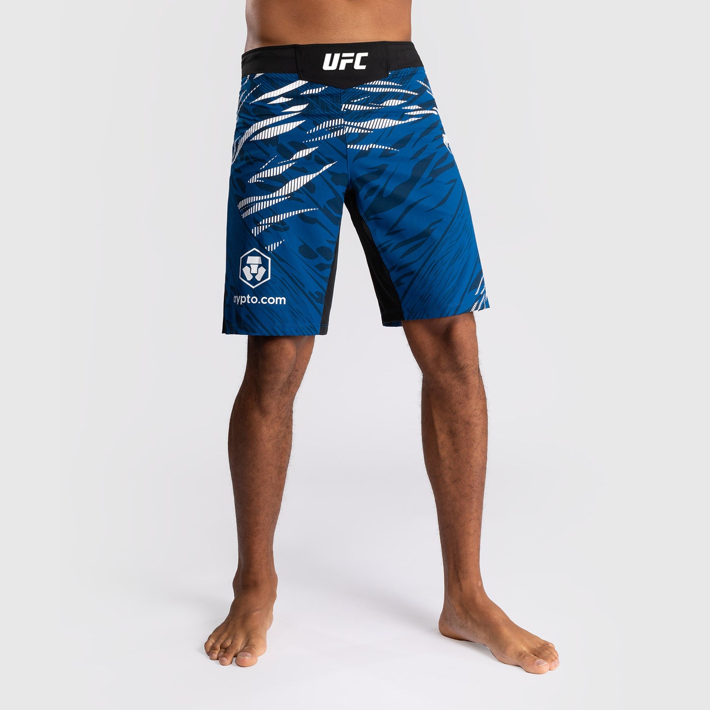 UFC Fusion by Venum Personalizzati Authentic Fight Night Shorts da Lotta per Uomo - Fit Largo - Blu