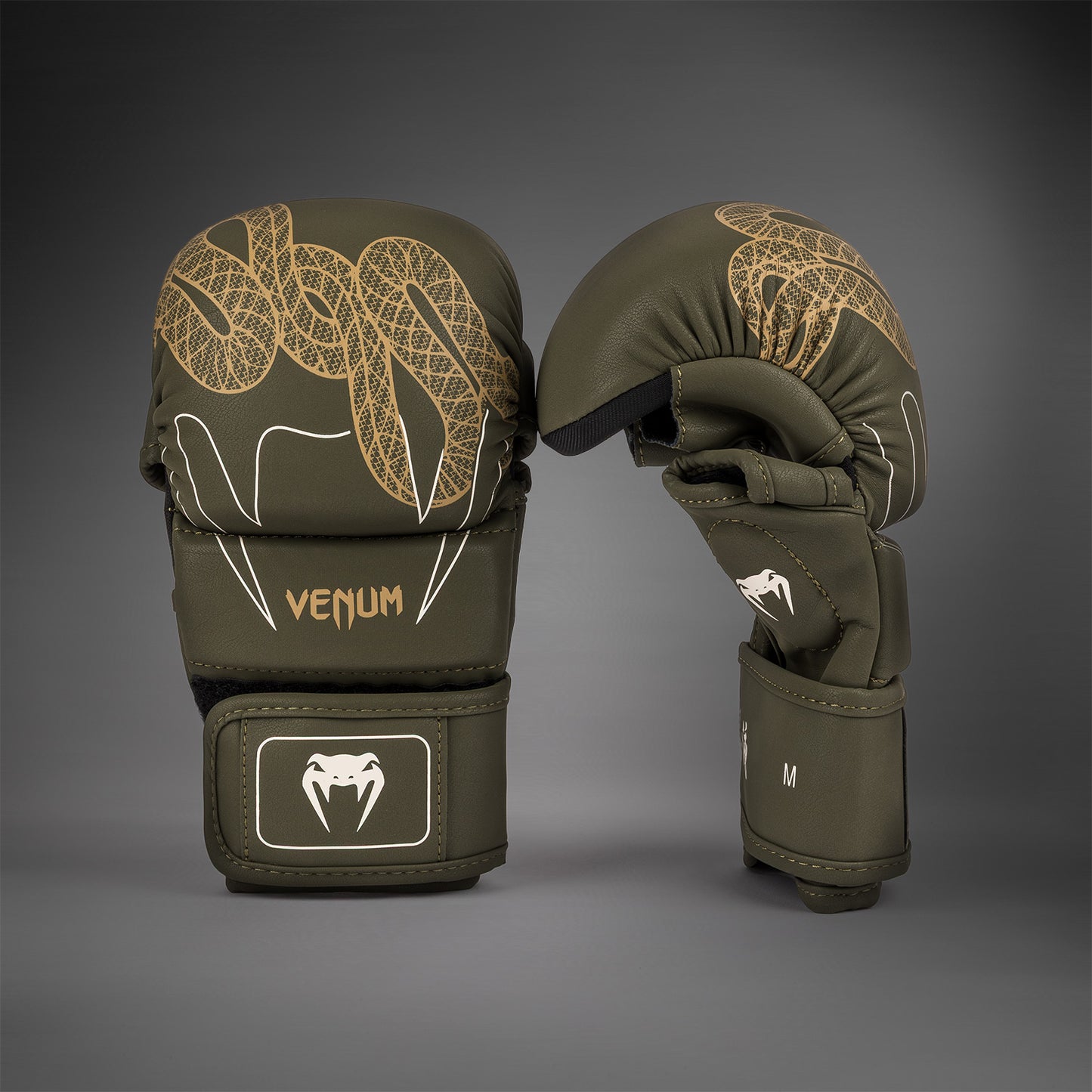 Venum Serpenti Guanti da sparring – Kaki/Bronzo/Avorio
