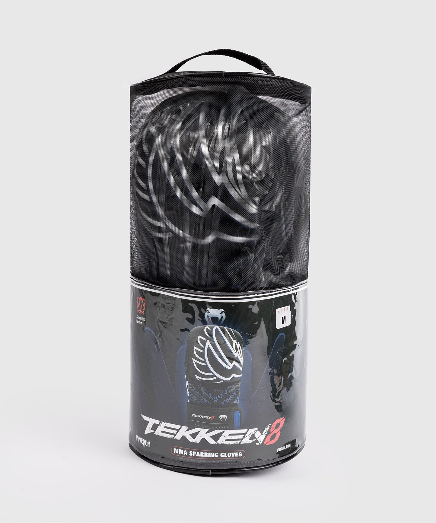 Venum x TEKKEN 8 - Jin Kazama Guanti da Sparring MMA - Blu/Nero/Bianco