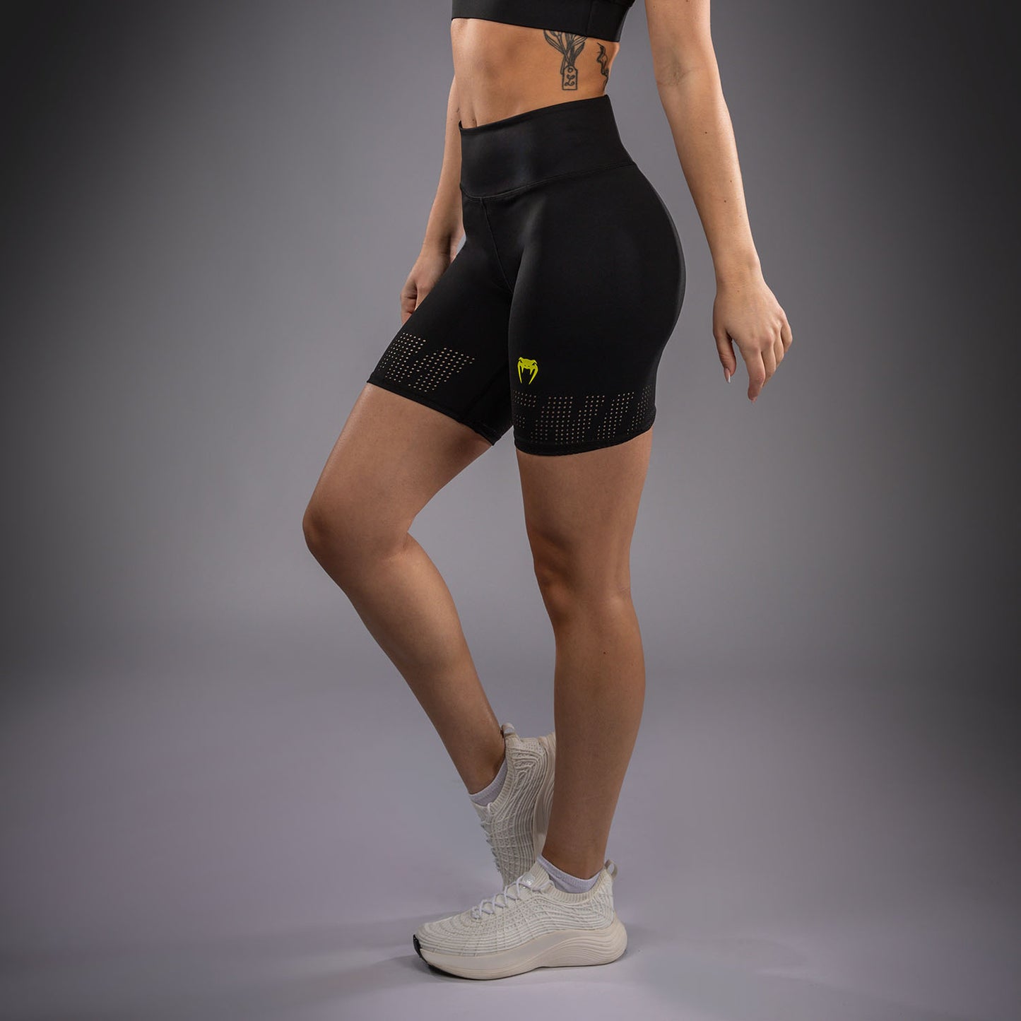 Venum Lazer Pantaloncini a Compressione Da Donna - Nero/Giallo