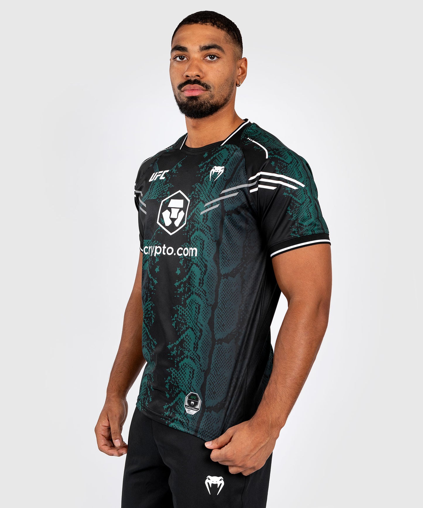UFC Adrenaline by Venum Authentic Fight Night Maglia da Uomo - Emerald Edition - Verde/Nero