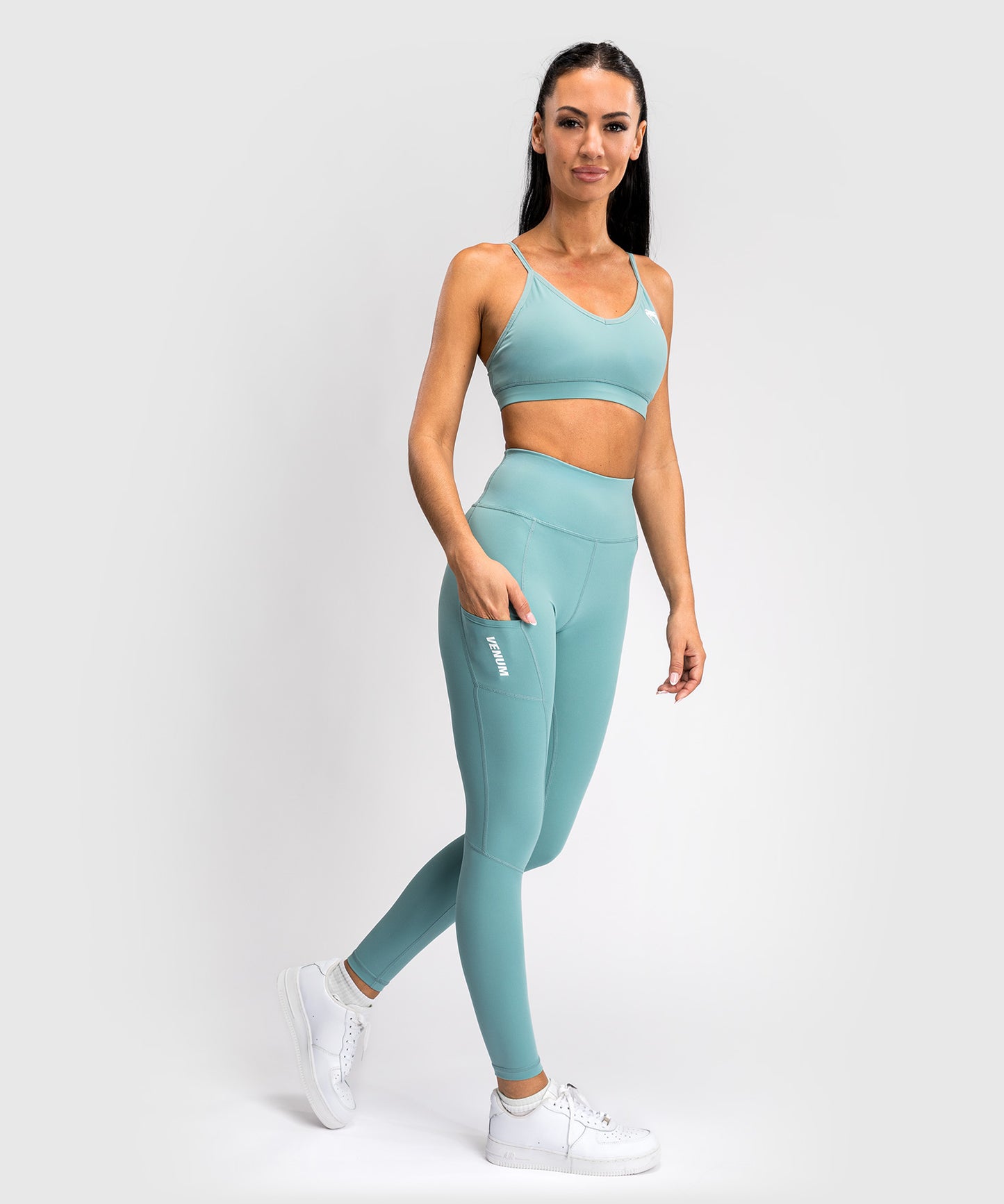 Venum Essential Performance Leggings da Donna - Verde Acqua
