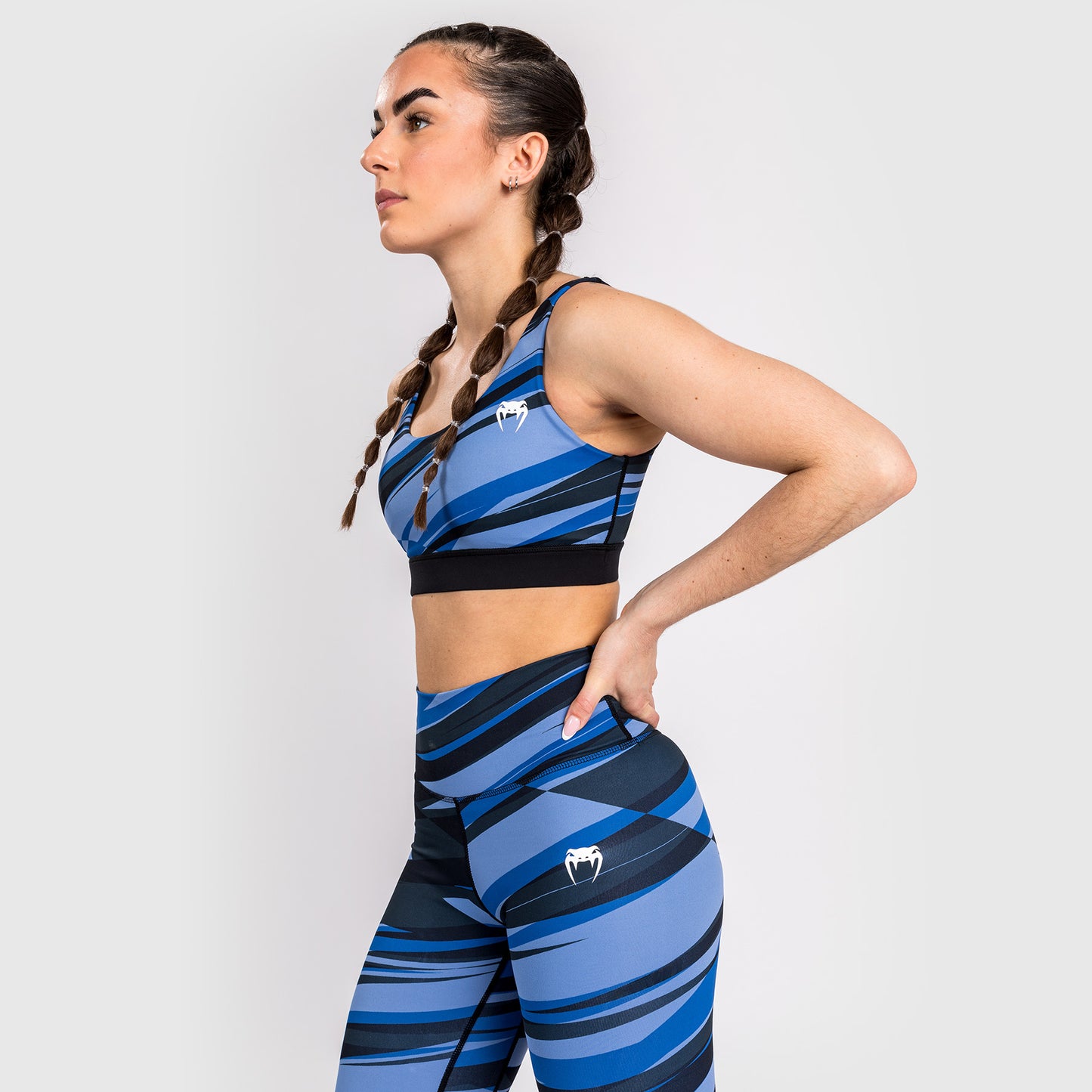 Venum Abyss Reggiseno Sportivo da Donna - Blu Ombra