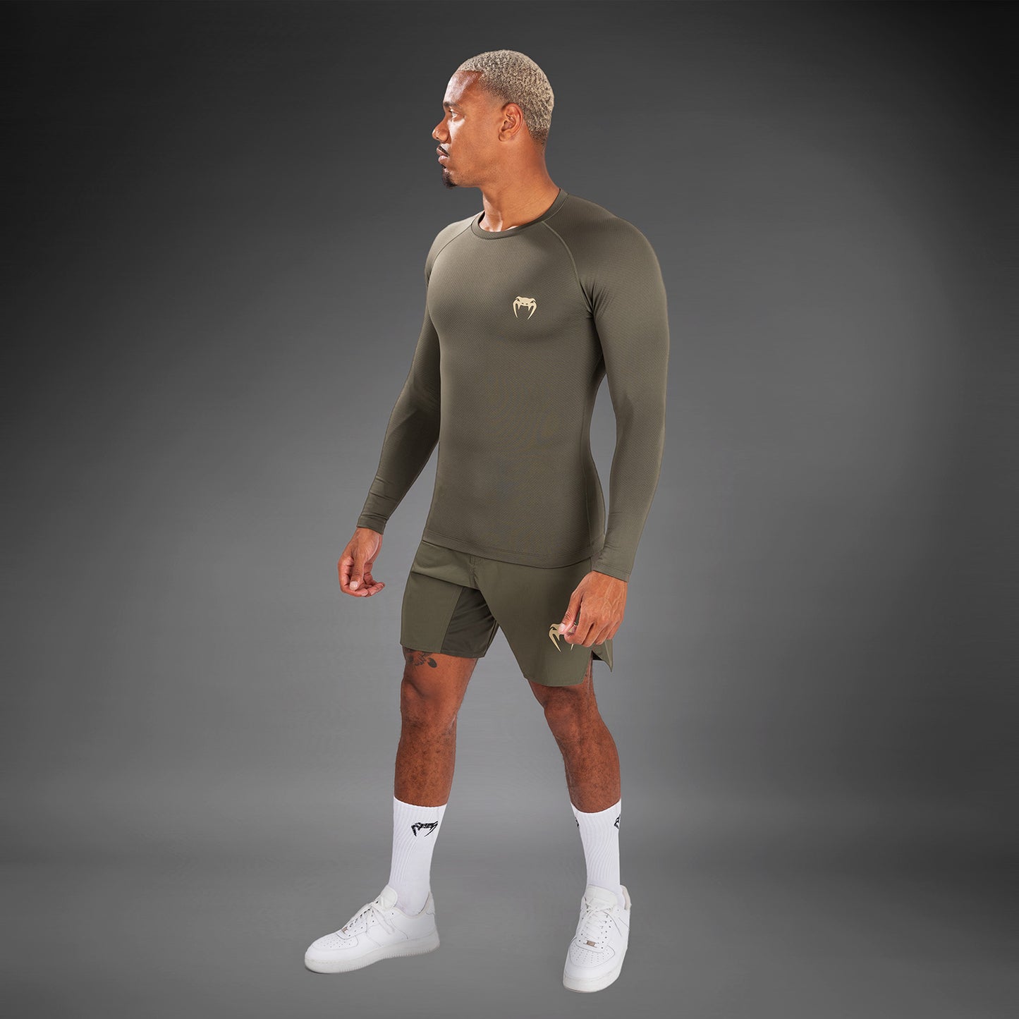 Venum Contender Rashguard a maniche lunghe - Cachi