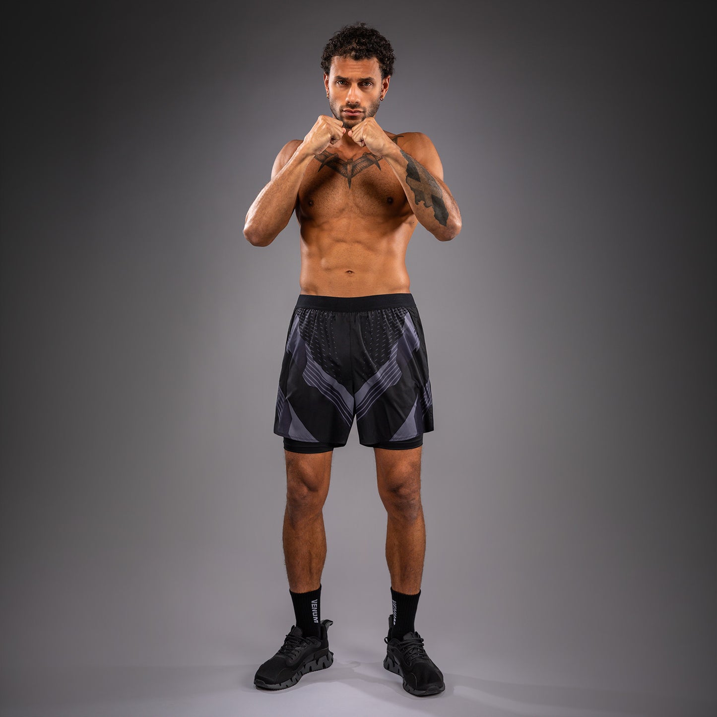 Venum No-Gi 6.0 Pantaloncini da Allenamento - Nero/Grigio