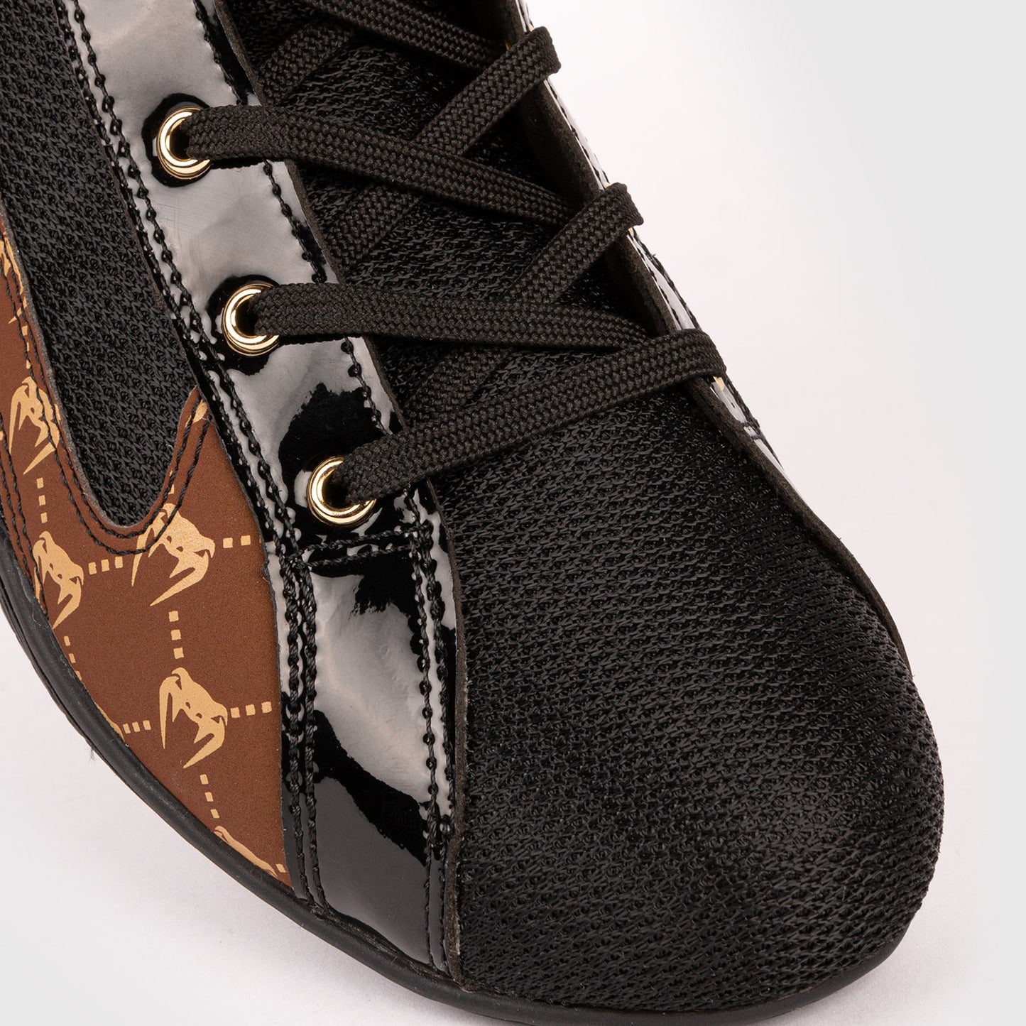 Scarpe da boxe Venum Elite Evo Monogram - Nero/Marrone