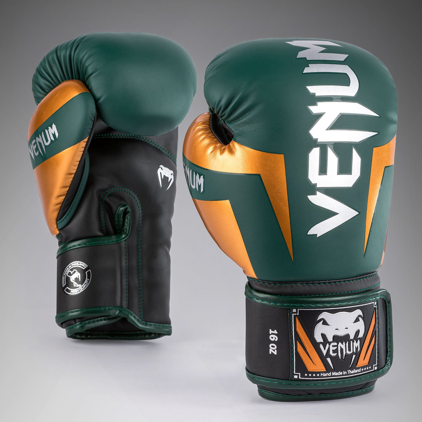 Venum Elite Guantoni da boxe - Verde/Bronzo/Argento