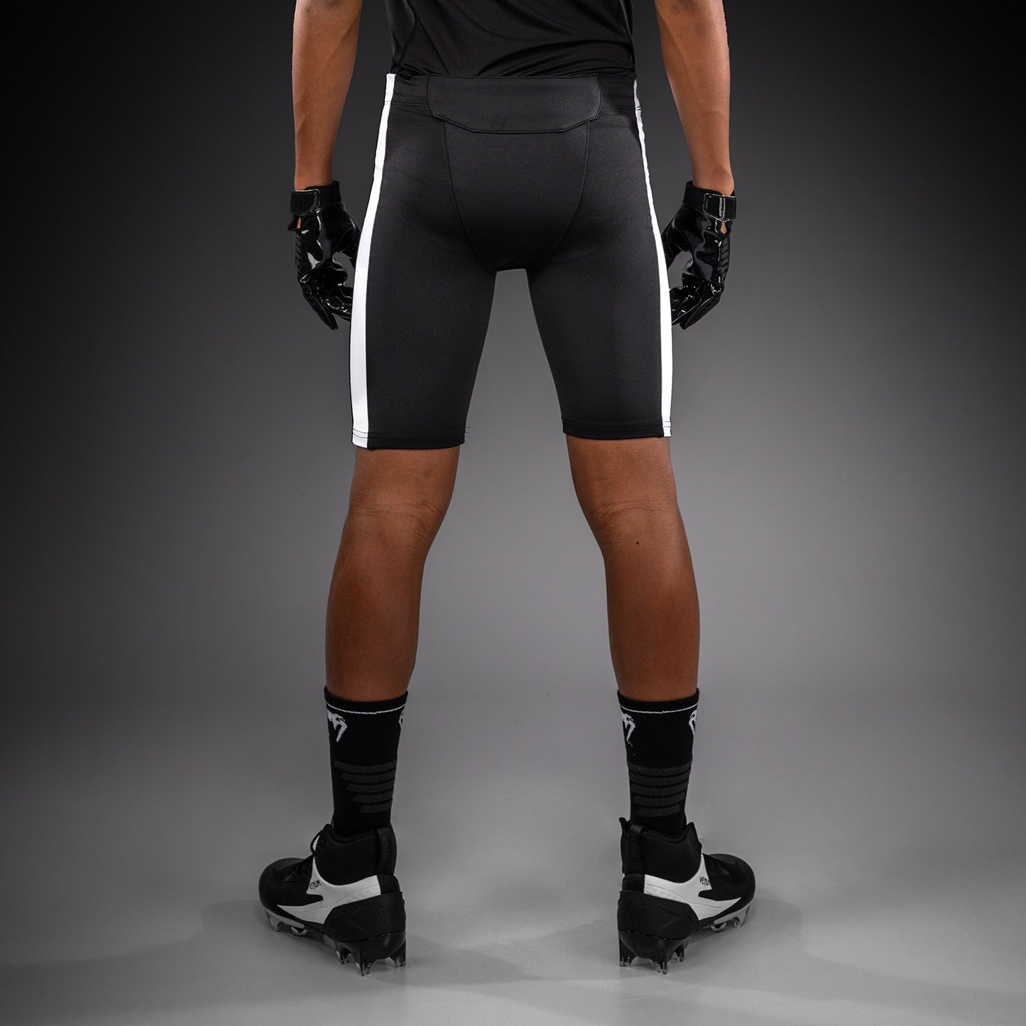 Venum Elite Football Pantaloncini a Compressione da Calcio per Bambini - Nero