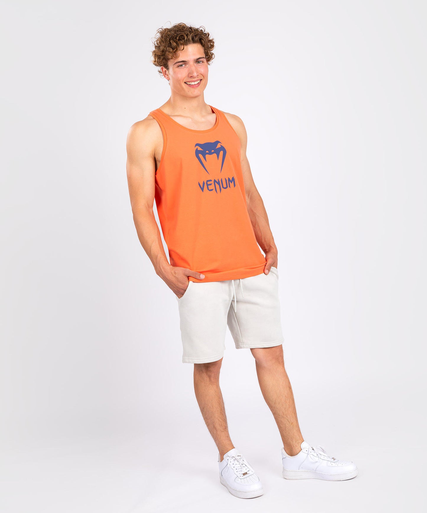 Venum Classic Canotta - Arancione/Blu Navy