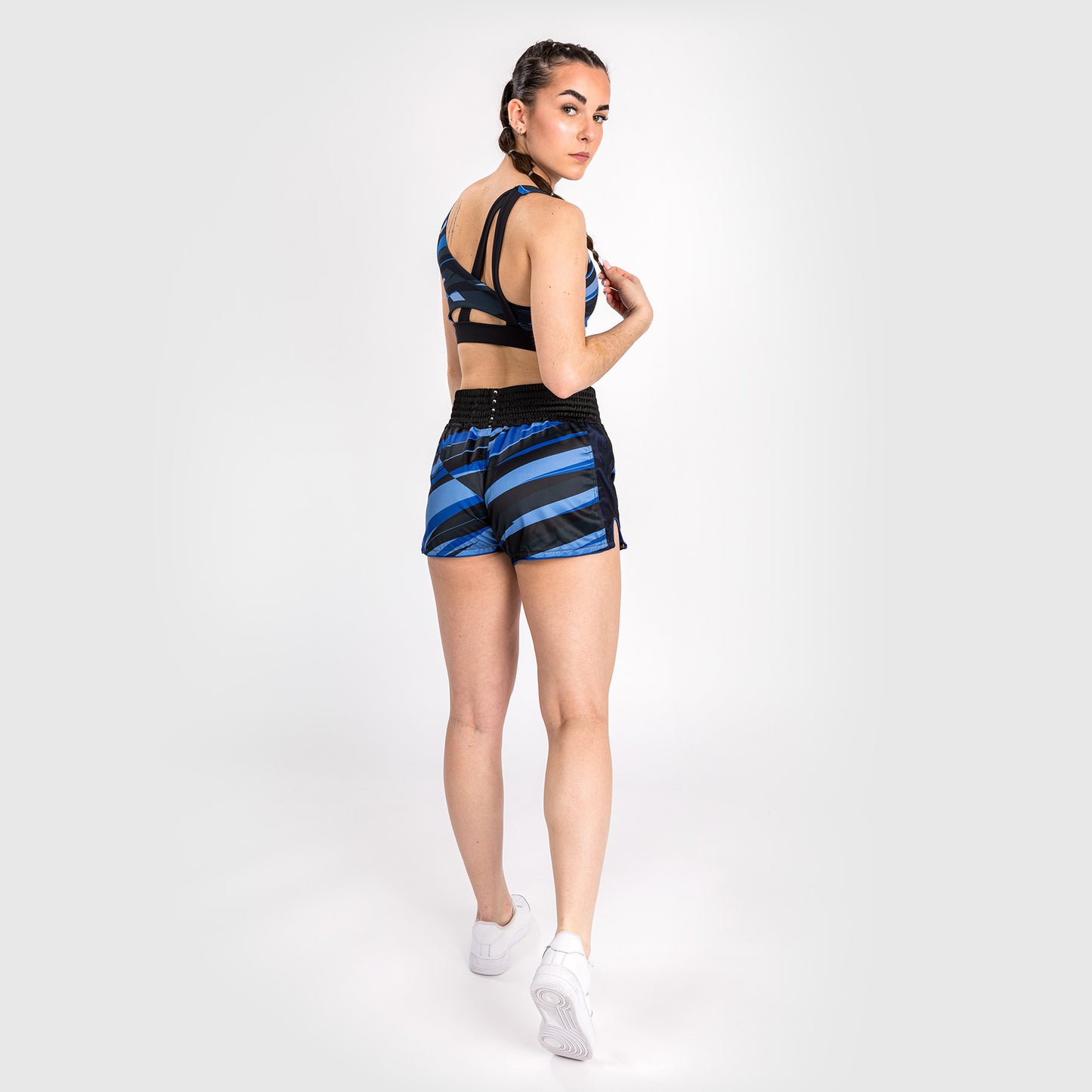 Venum Abyss Short da Muay Thai da Donna - Blu Ombra