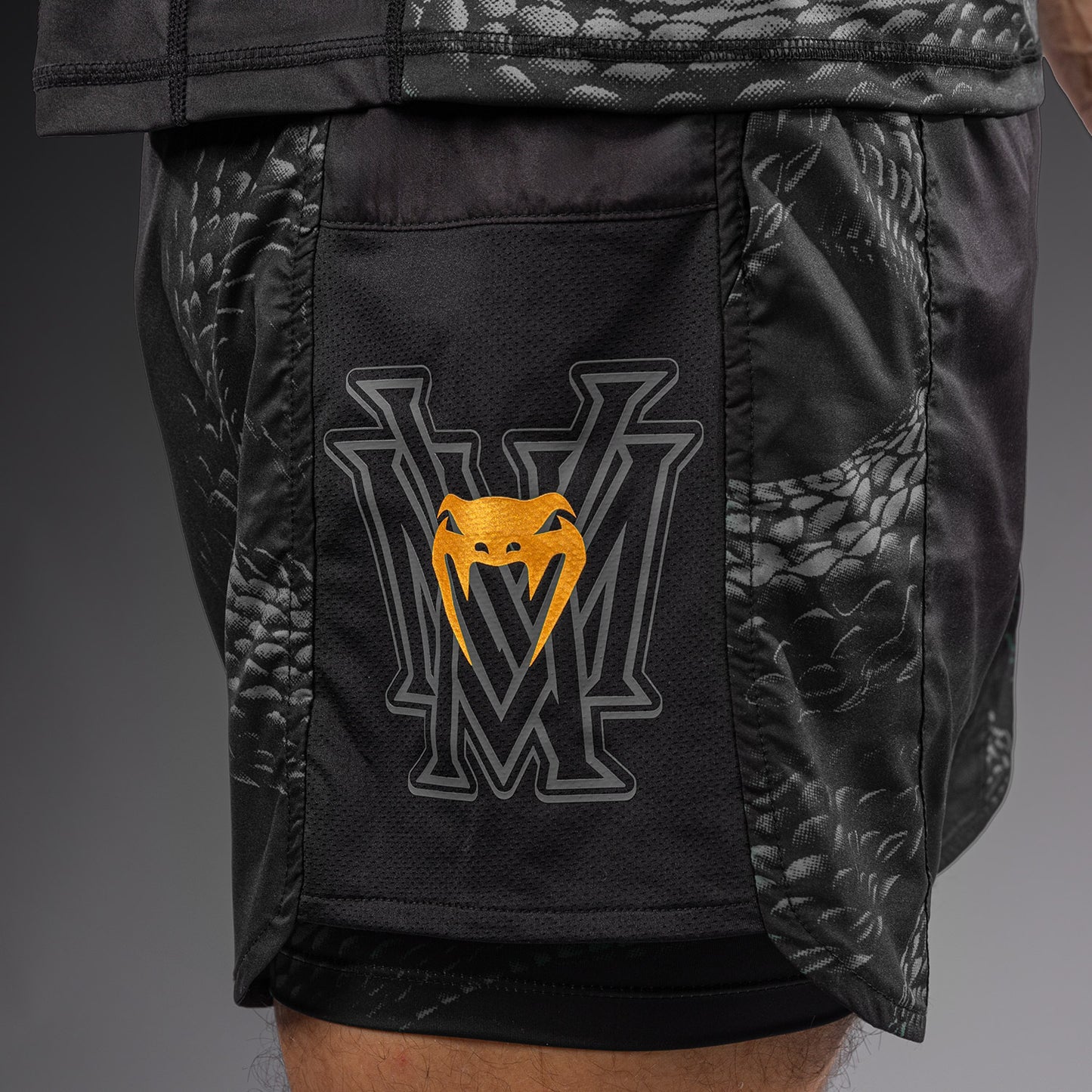 Venum Matupa Pantaloncini da Allenamento - Nero/Grigio/Oro