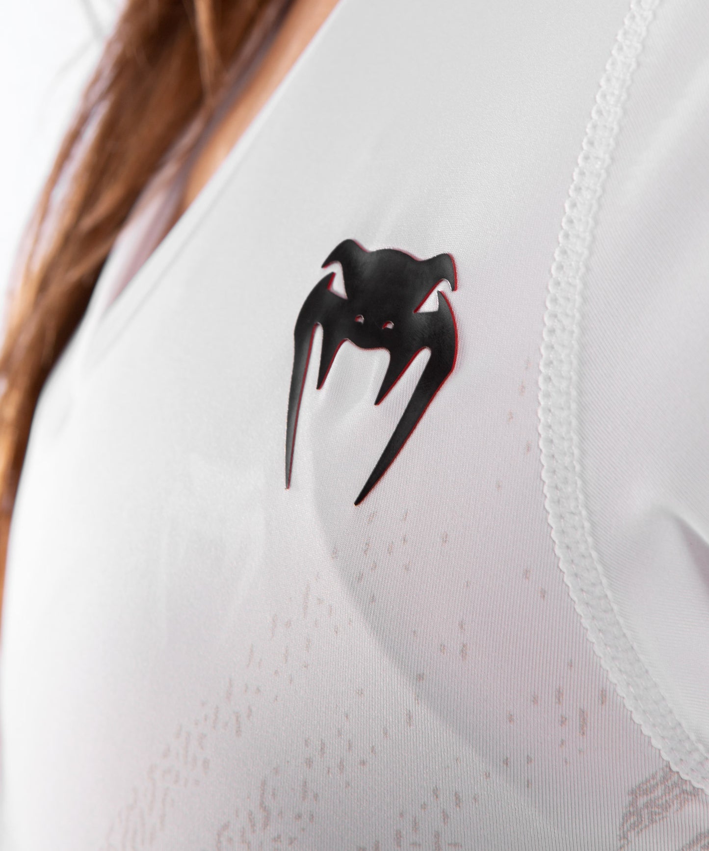 Maglia Tecnica Donna Personalizzata UFC Venum Authentic Fight Night - Bianco