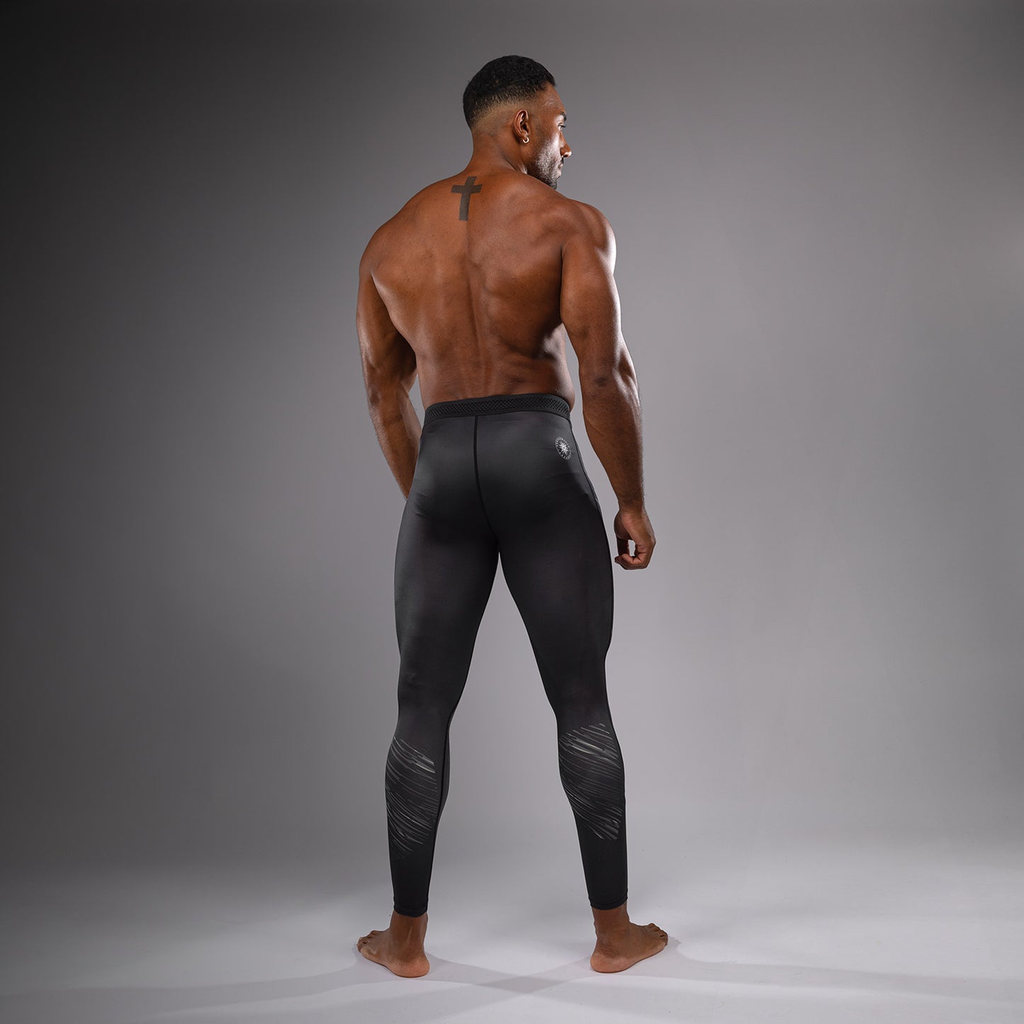 Venum Rapid Pantaloni a compressione - Nero/Grigio Tempesta