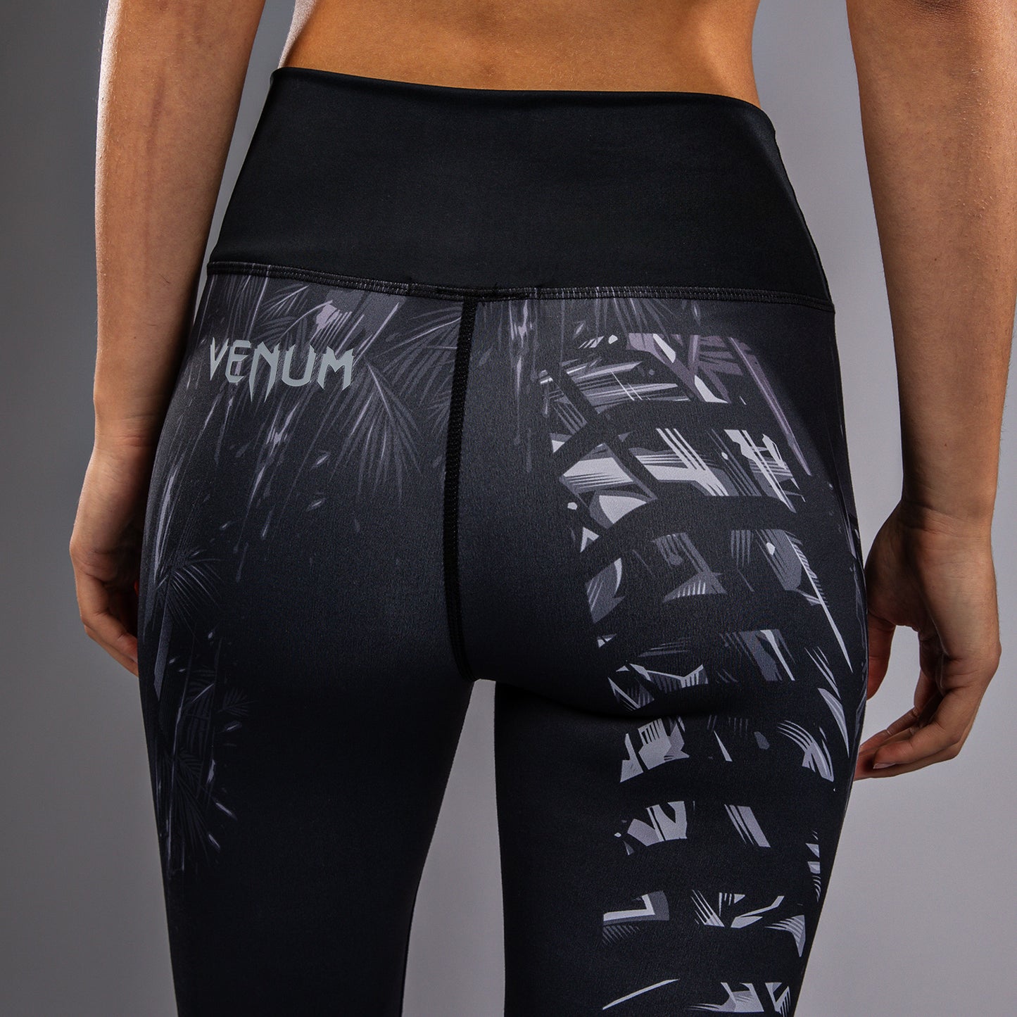 Venum Tiger Leggings Donna - Nero/Argento