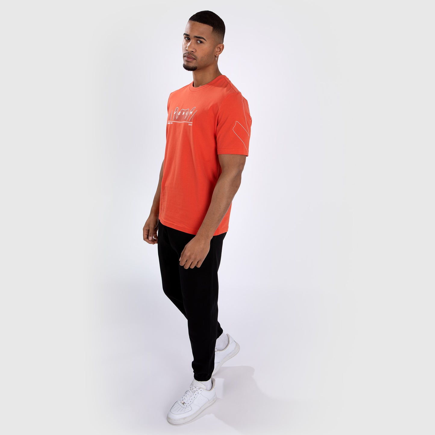 Venum Snake Print Maglietta - Arancione fluo