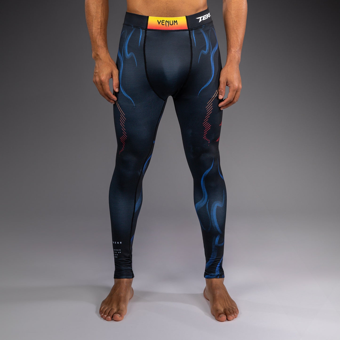 Venum x TEKKEN 8 Spats - Yoshimitsu - Nero/Arancione