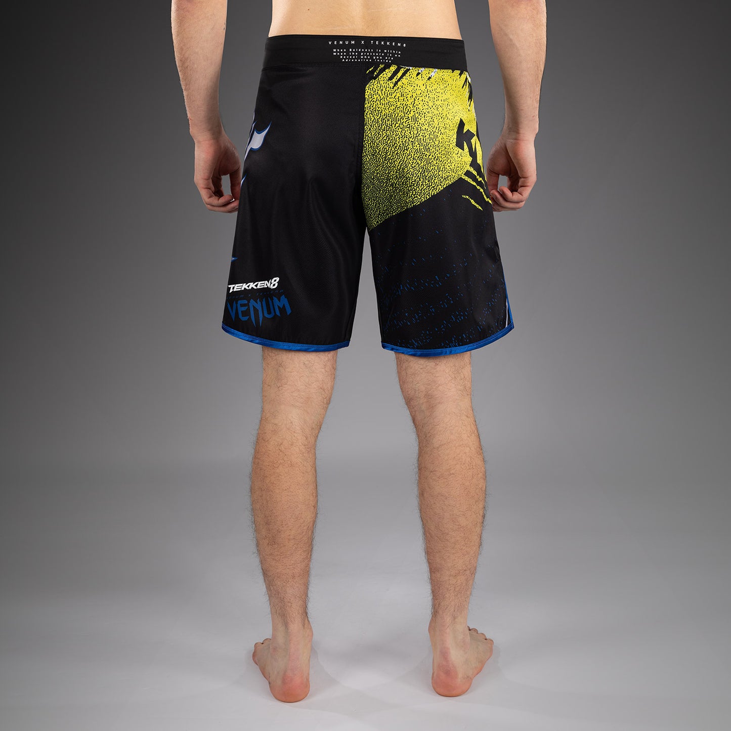Venum x TEKKEN 8 Pantaloncini da Combattimento - King - Nero/Giallo
