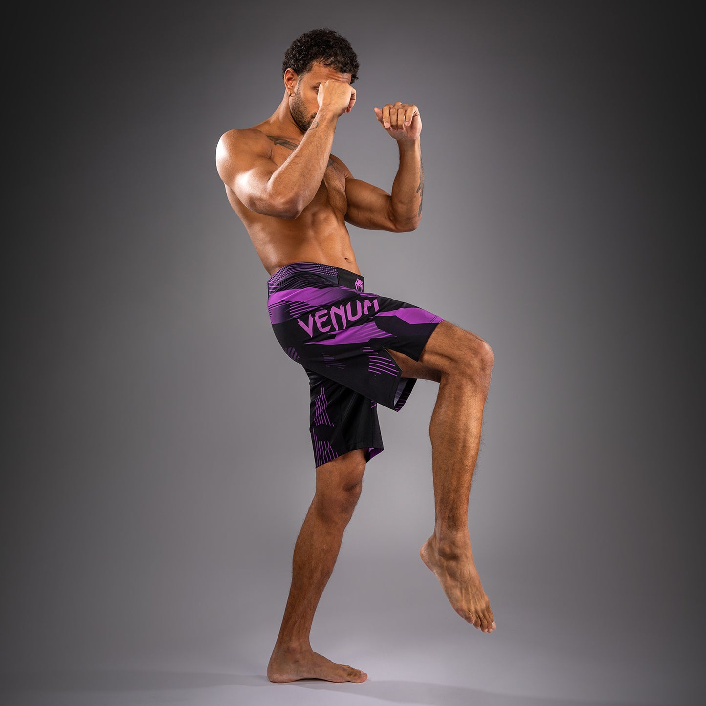 Venum No-Gi 6.0 Pantaloncini da Combattimento - Nero/Viola