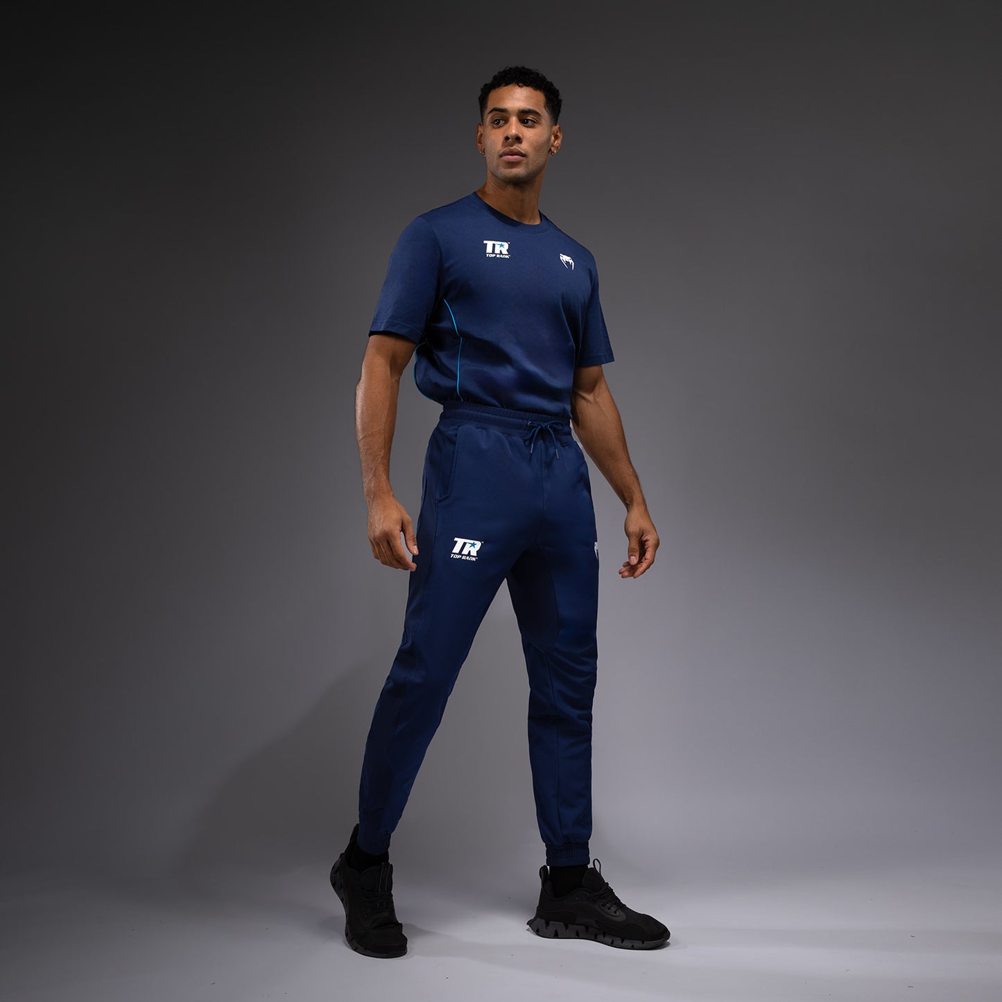 Venum x Top Rank Original Joggers Performance da Uomo - Blu Navy