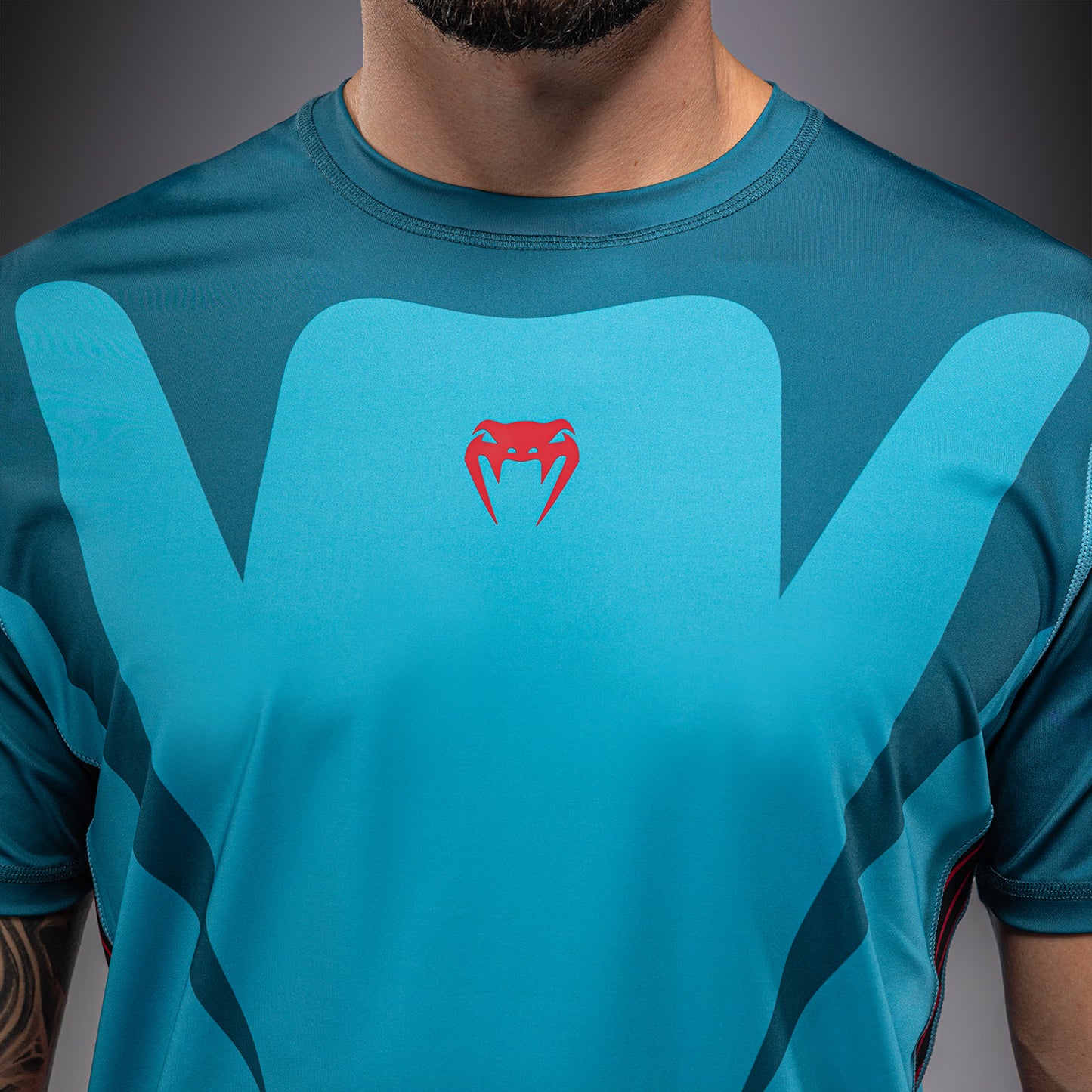 Venum Attack 90 Maglietta Dry Tech – Turchese/Rosso