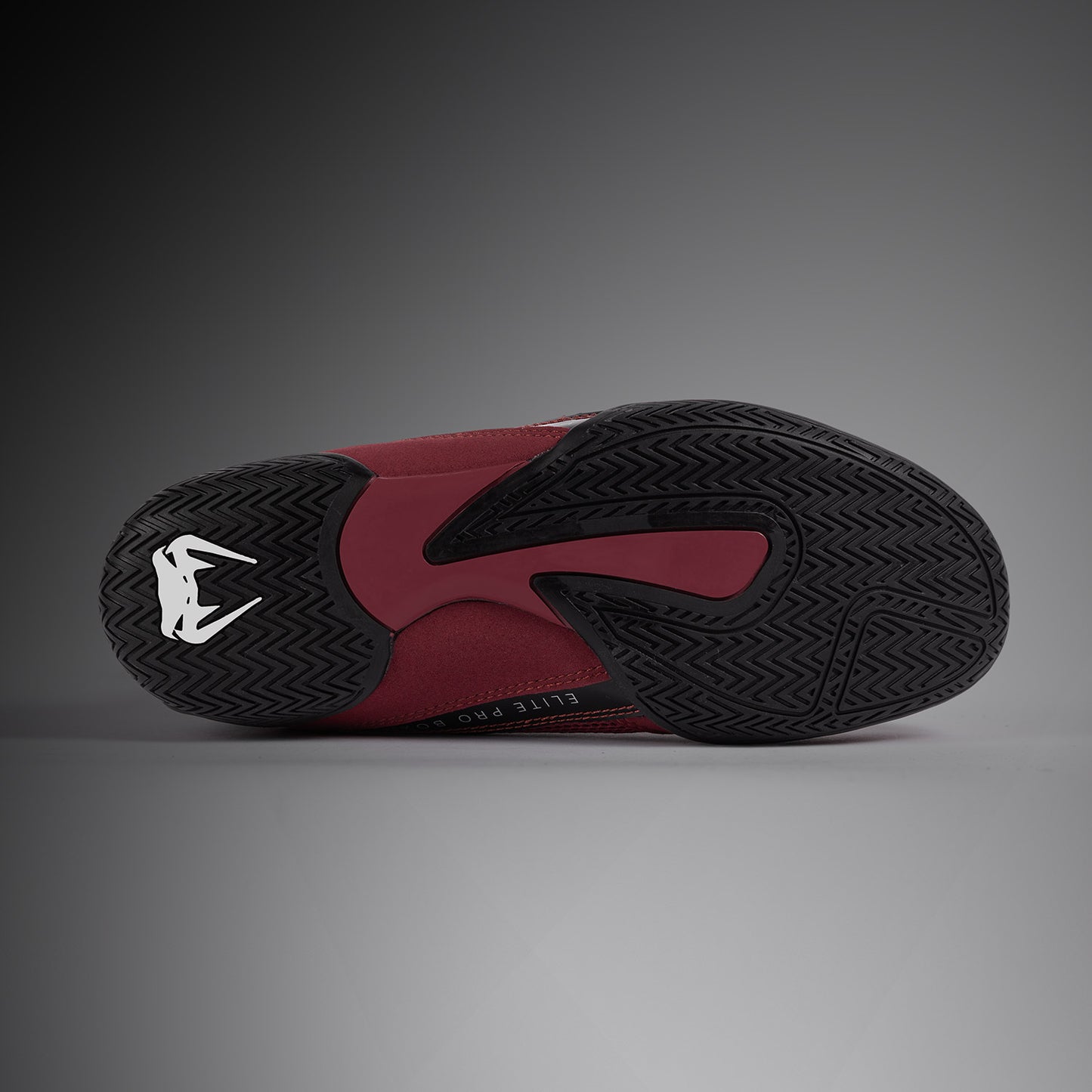 Venum Elite Scarpe da Boxe - Borgogna/Argento