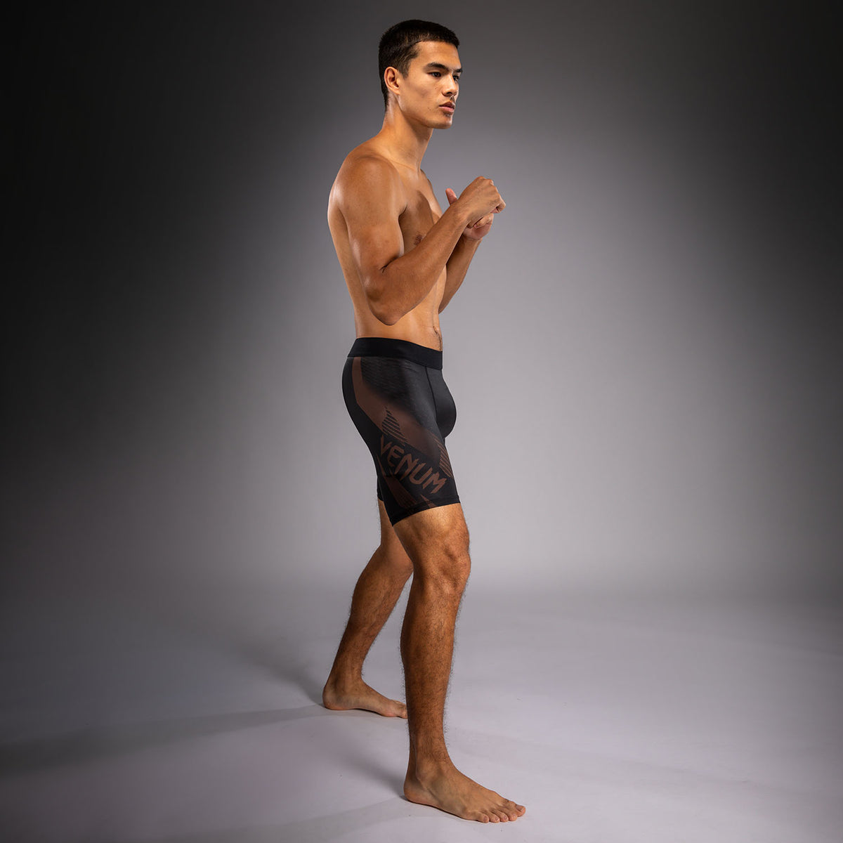 Venum No-Gi 6.0 Pantaloncini a Compressione - Nero/Marrone
