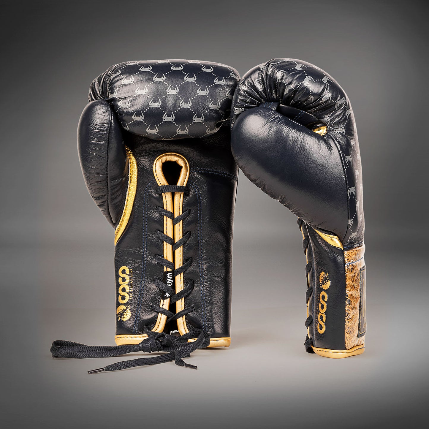 Guantoni da boxe Venum Coco Monogram Pro - Blu ardesia