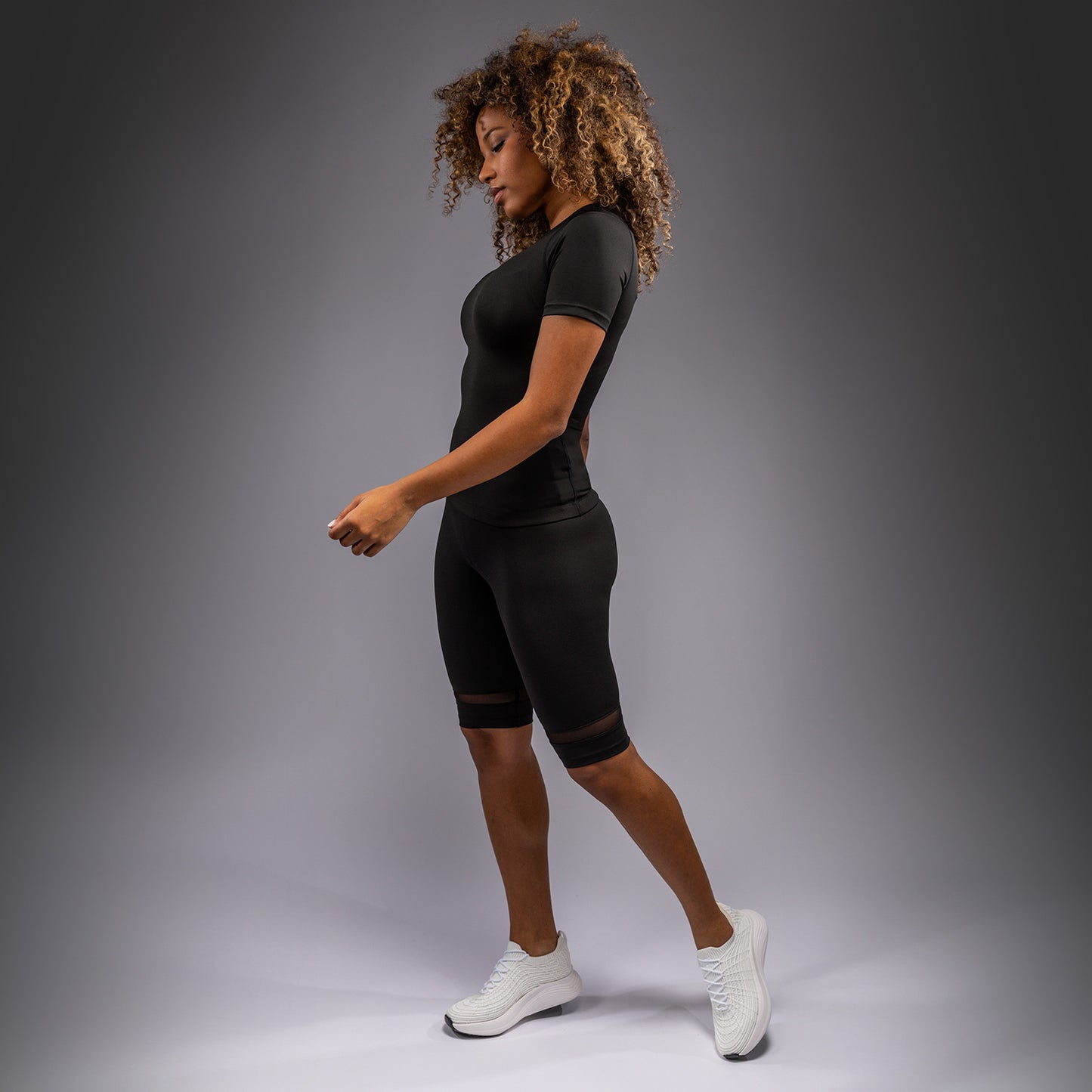 Venum Halo Rashguard a maniche corte da donna - Nero