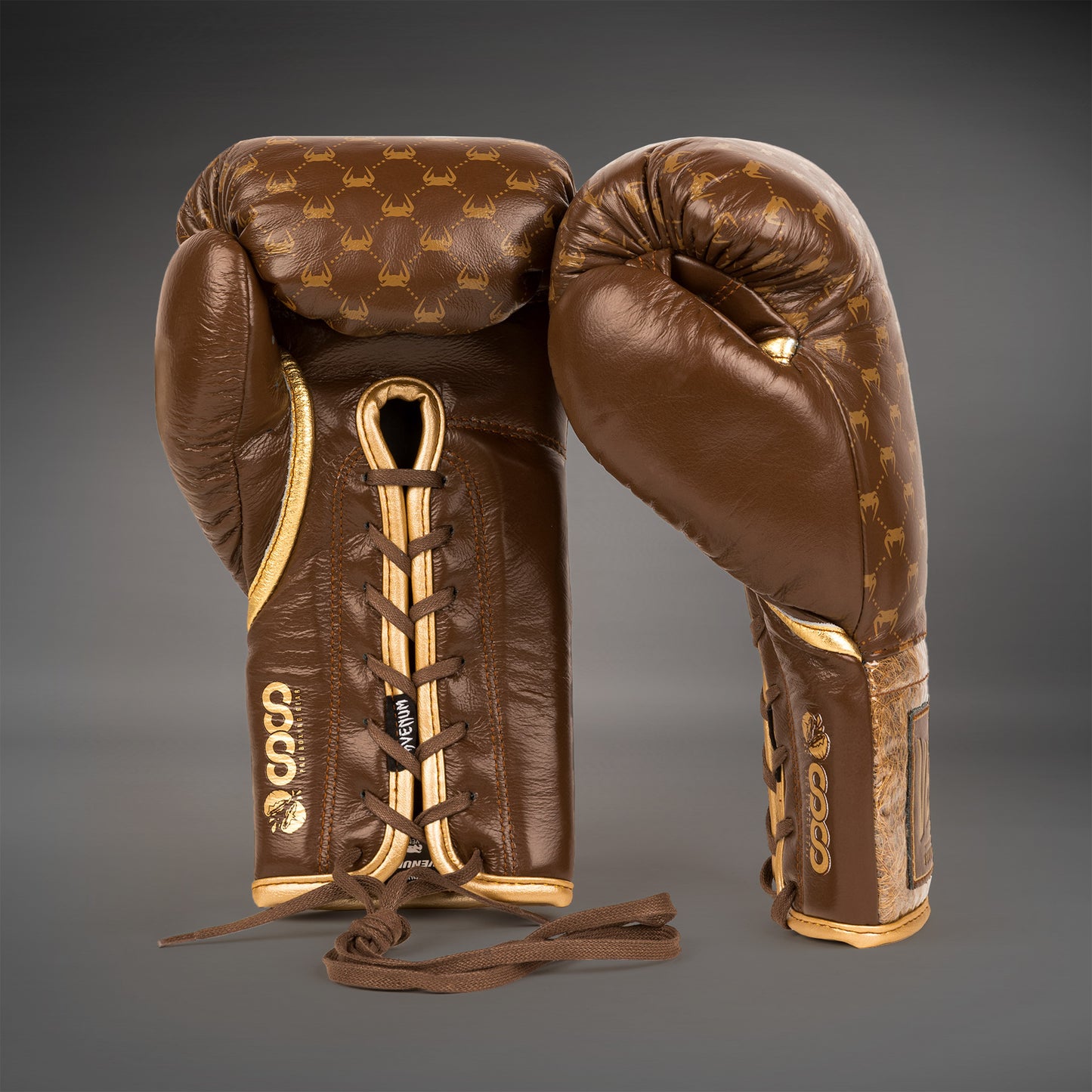 Guantoni da boxe Venum Coco Monogram Pro - Marrone grizzly